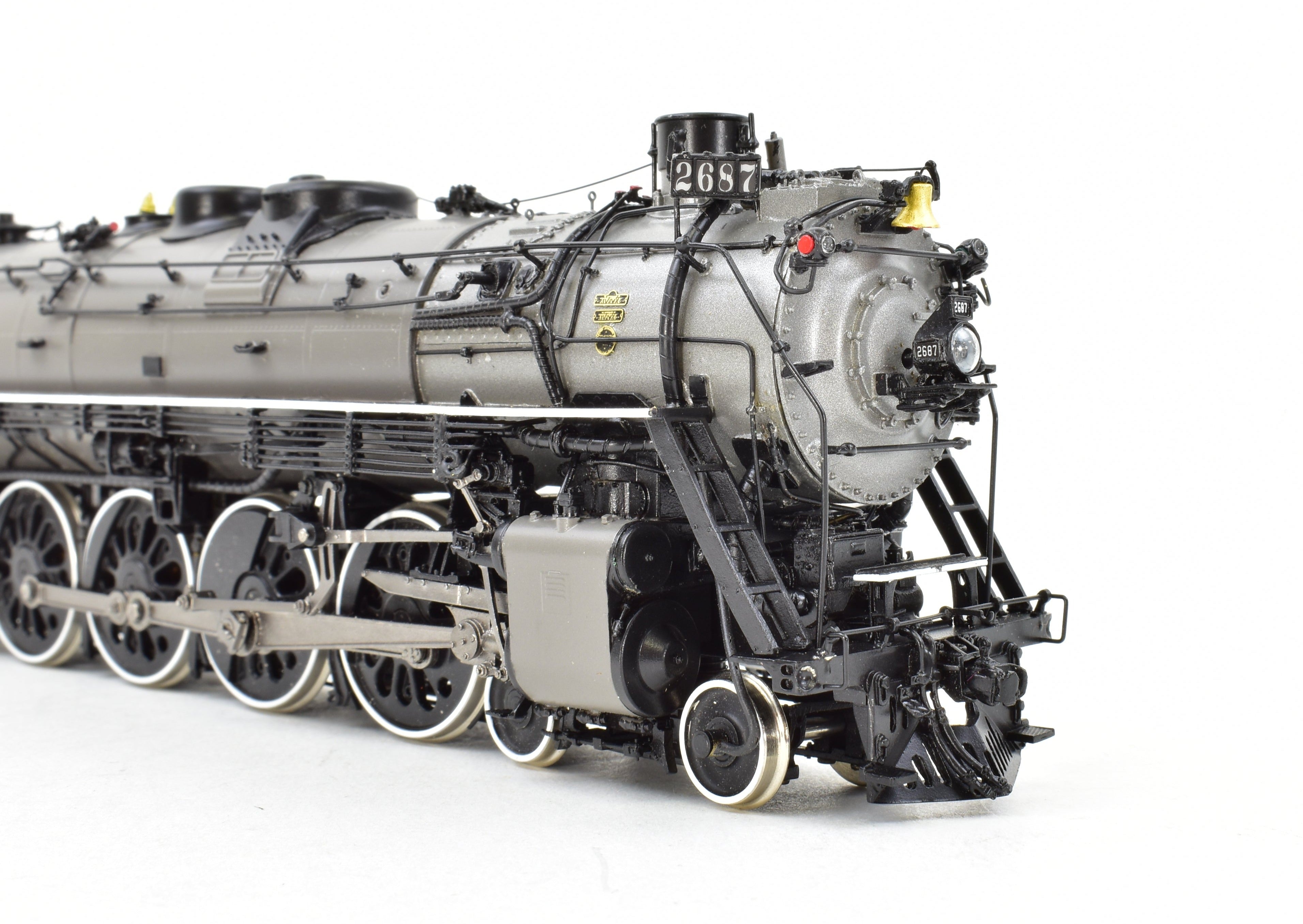 HO Scale Brass Model Train - Precision Scale Co. NP (Northern Pacific) A-5 4-8-4 Northern FP Locomotive No. 2687