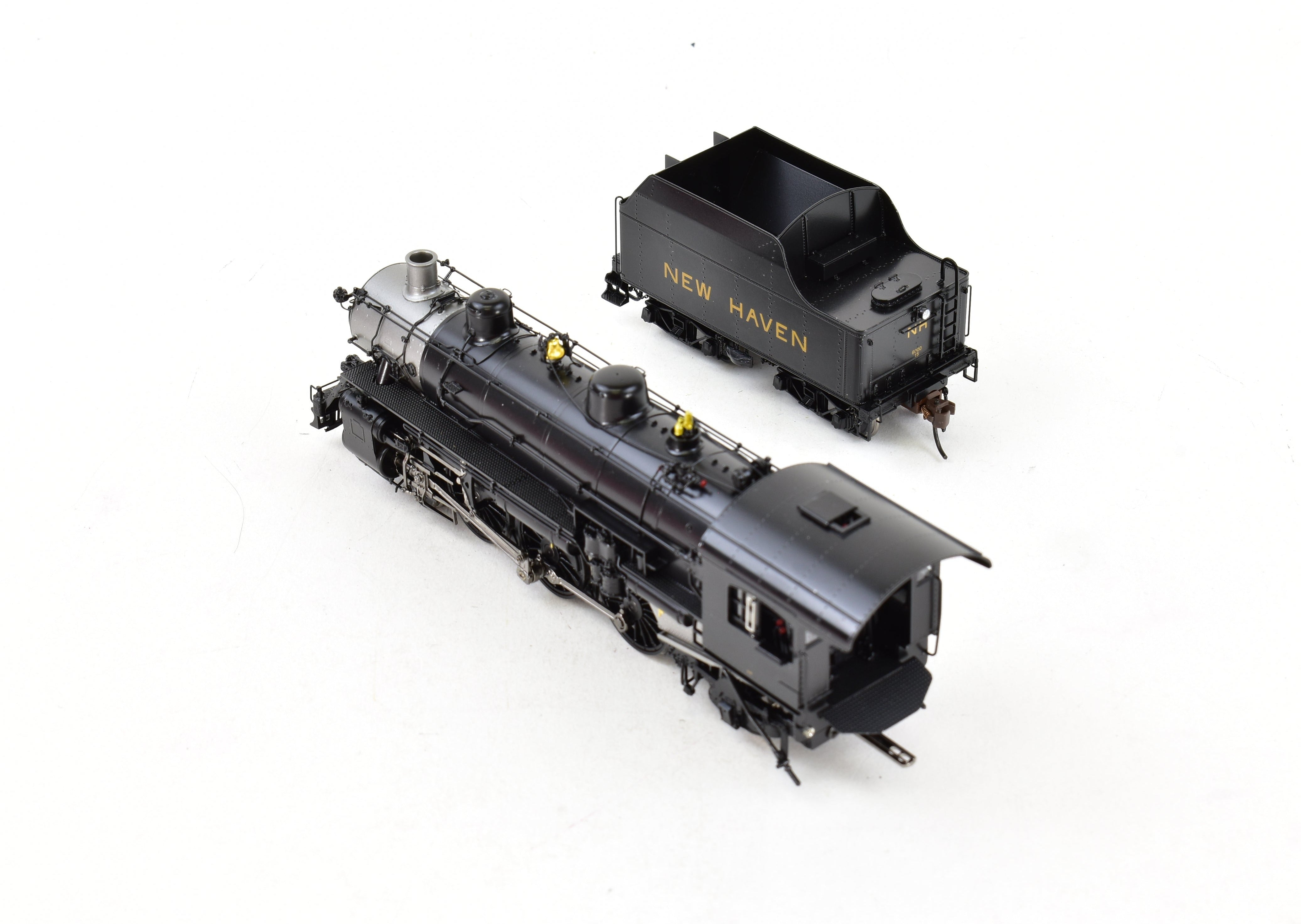 HO Scale Brass Crown Custom Imports New Haven I-2 4-6-2 Pacific Locomotive Model with ATS on Pilot and Factory Painting, Custom Imported for Enthusiasts