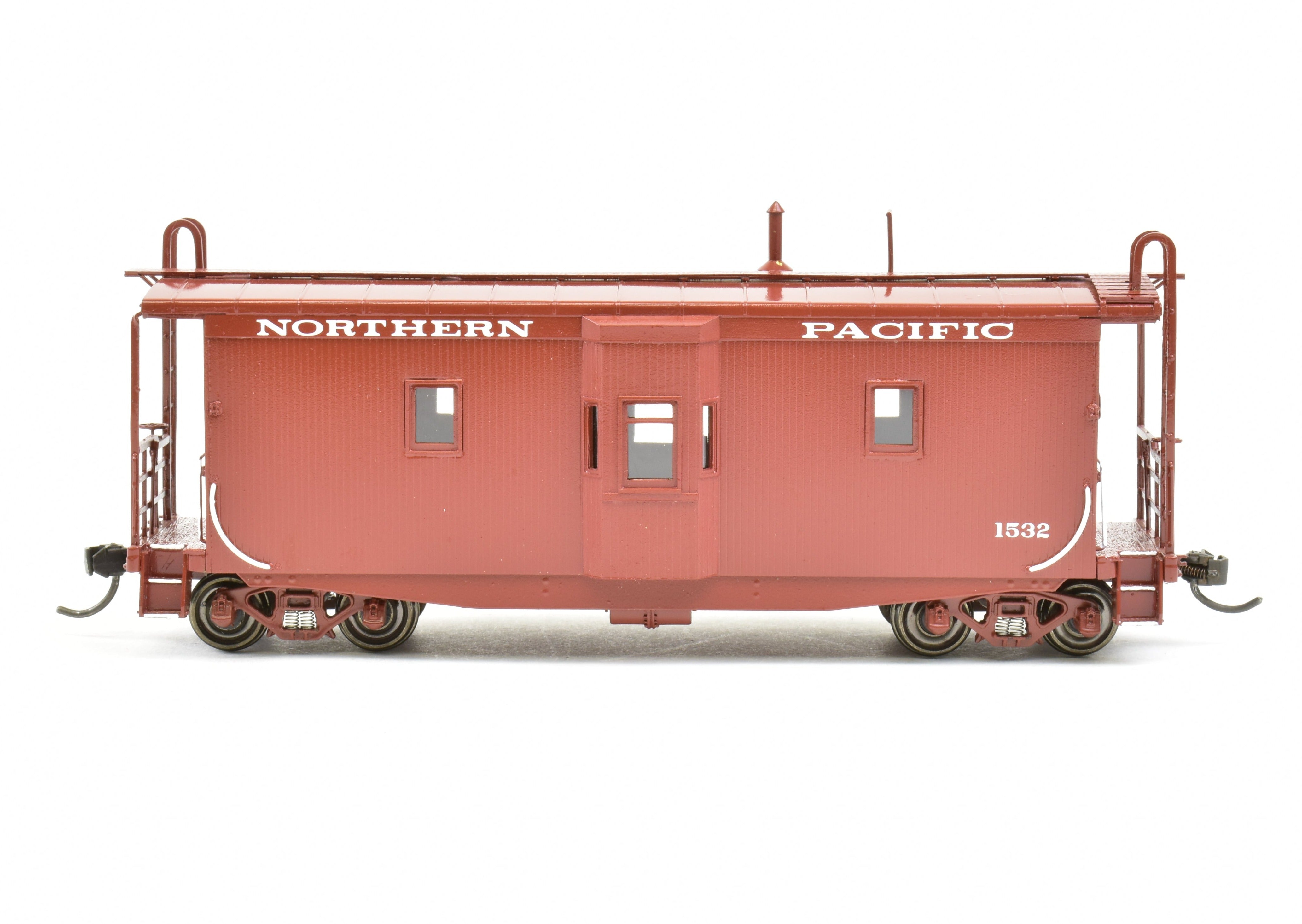 HO Brass OMI NP Northern Pacific Wood Bay Window Caboose Model No. 1532