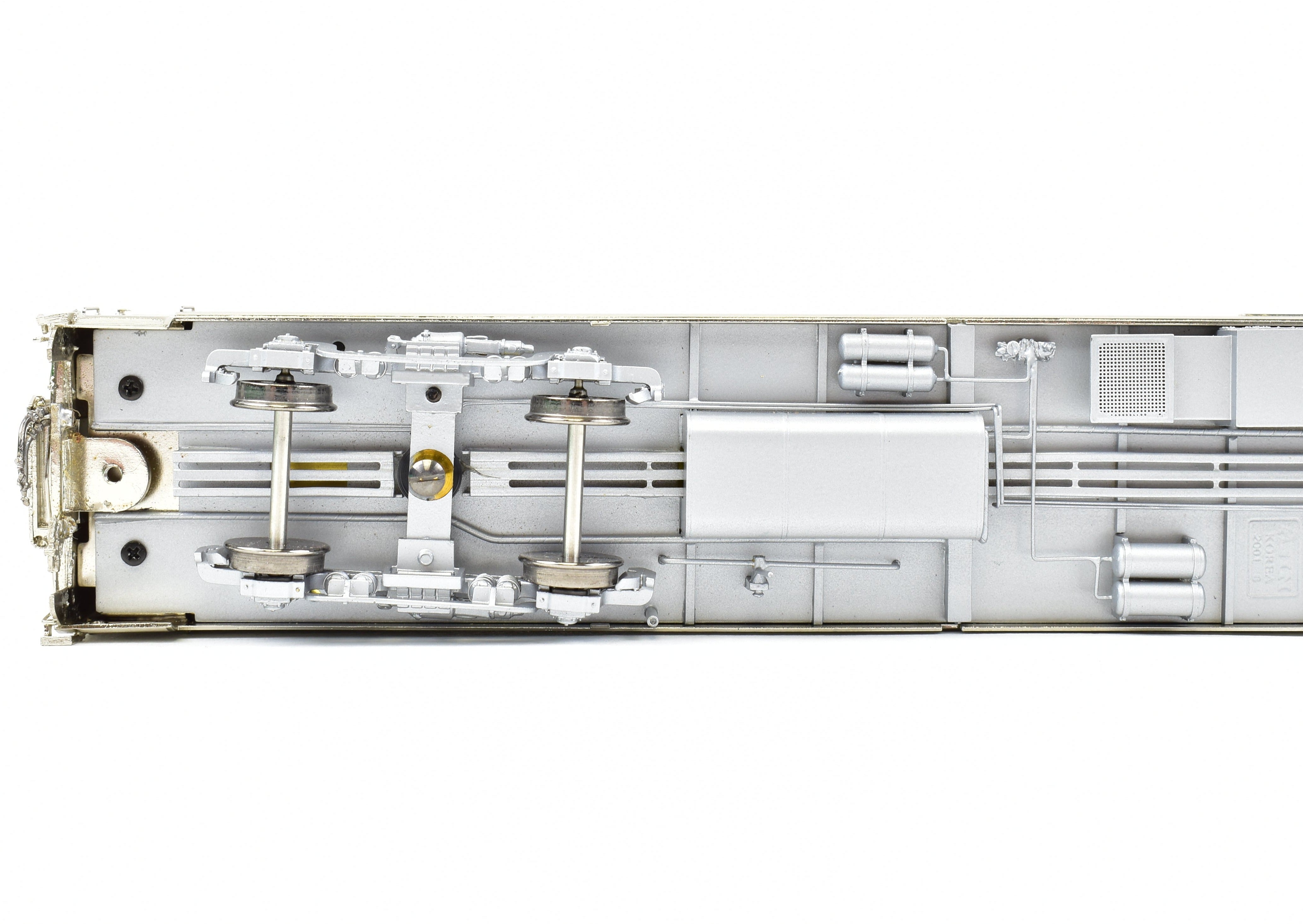 HO Scale Brass ATSF - Santa Fe Baggage Dorm Car #3480 by Overland Models