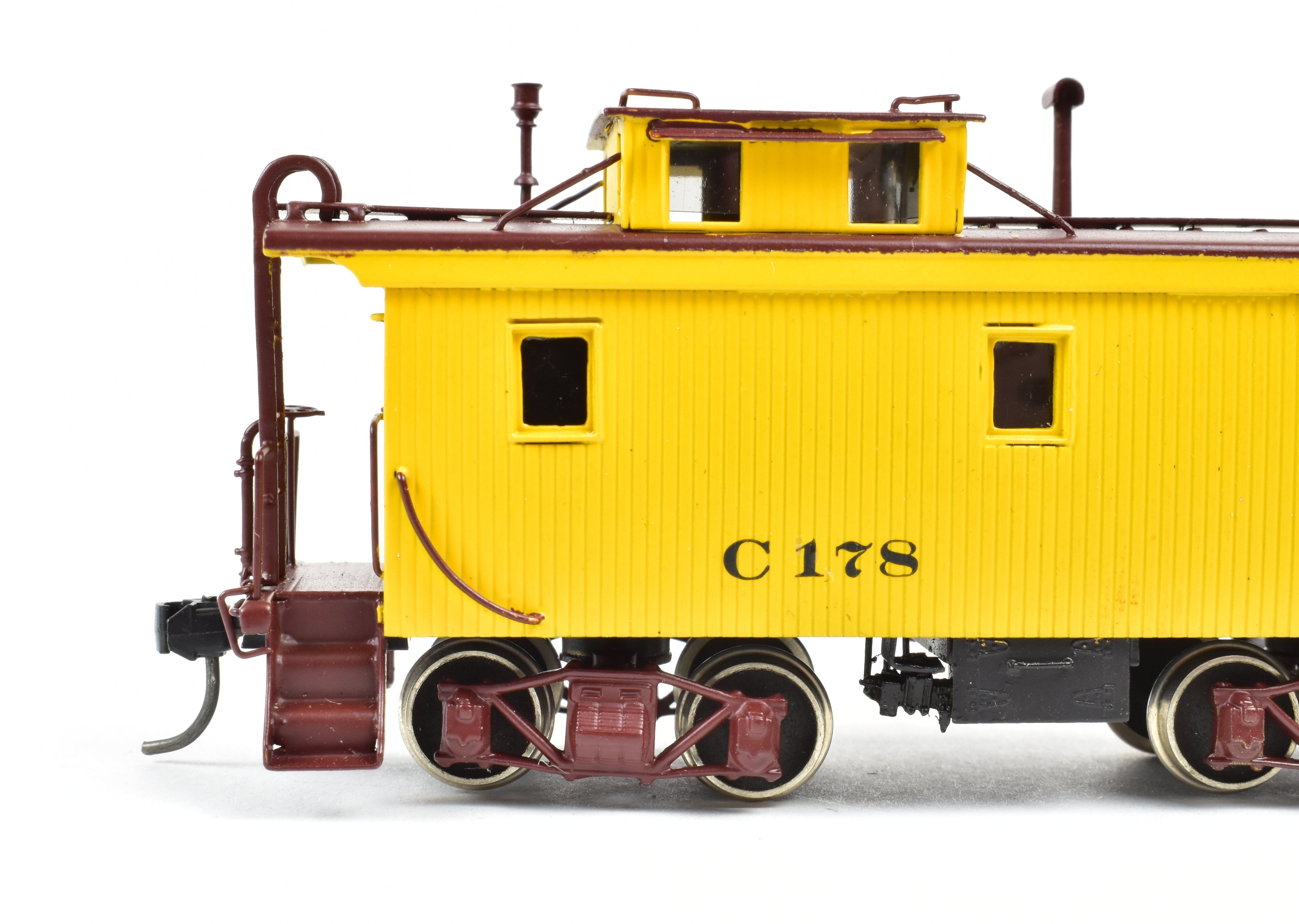 HO Scale Brass Model Train Set by Westside Model Co. - DM&IR Duluth, Missabe, & Iron Range 2-8-8-4 Yellowstone M-4 Locomotive with Caboose C/P