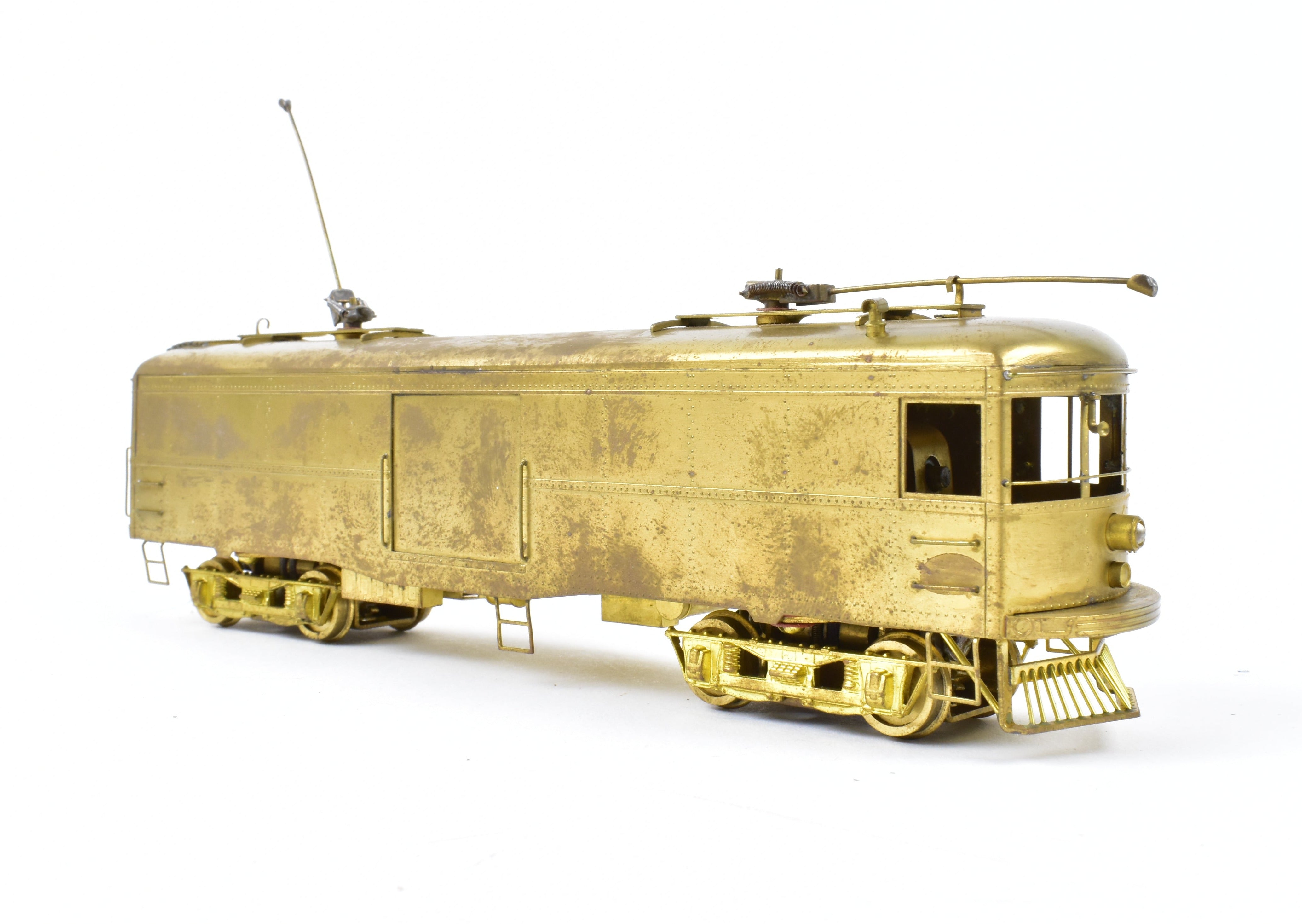 HO Scale Brass Ken Kidder Cincinnati & Lake Erie (C&LE) Box Cab Freight Motor Model in As-Is Condition