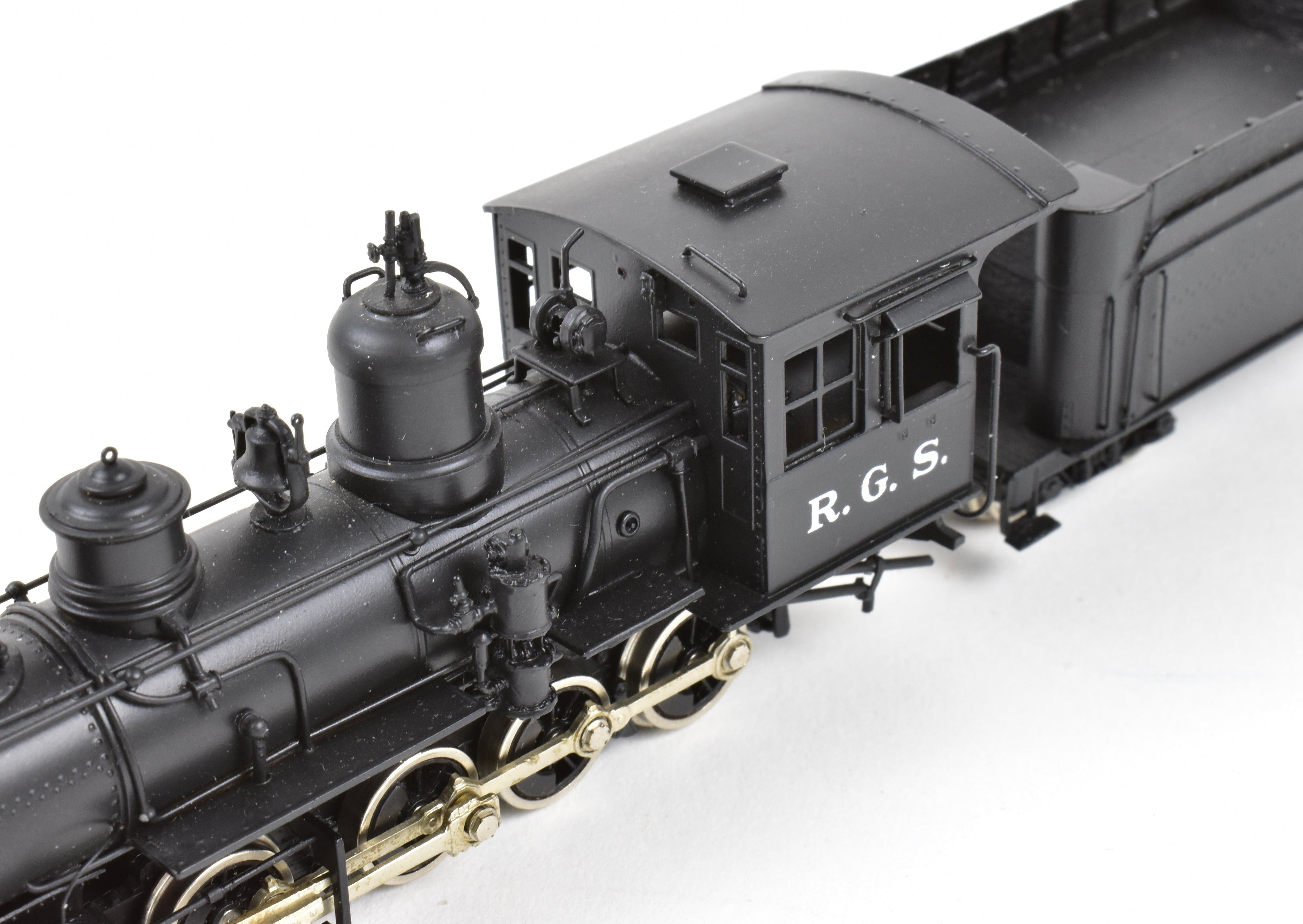 HOn3 Scale Brass Model Train - Key Imports RGS Rio Grande Southern C - 19 No. 40 2 - 8 - 0 Consolidation Factory - Painted Replica