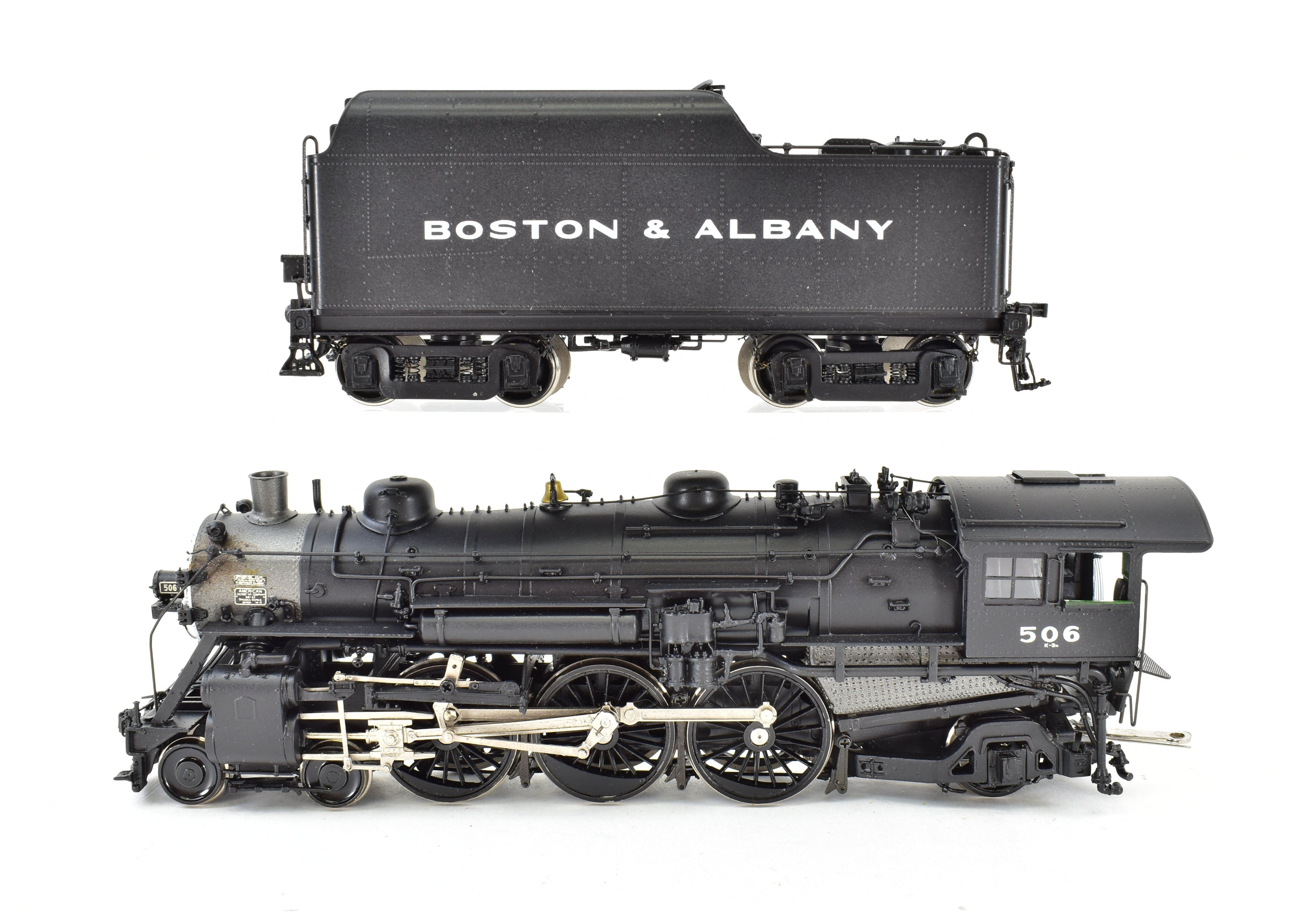 HO Scale Brass Key Imports B&A Boston & Albany K - 3n 4 - 6 - 2 Pacific #506 Factory Painted