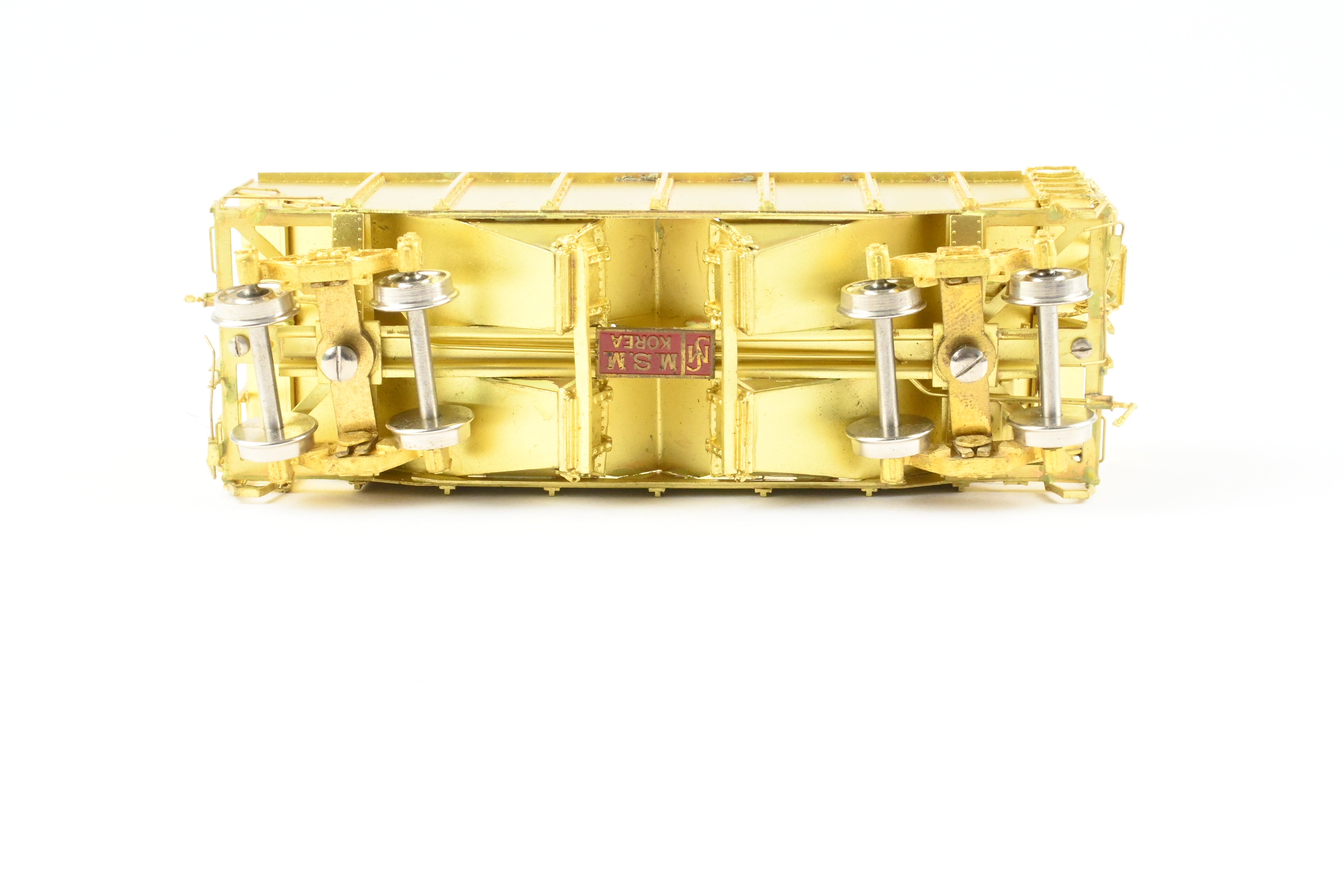 OMI - Overland Models, Inc. 55-Ton 2-Bay Western Maryland HO Brass Hopper Car