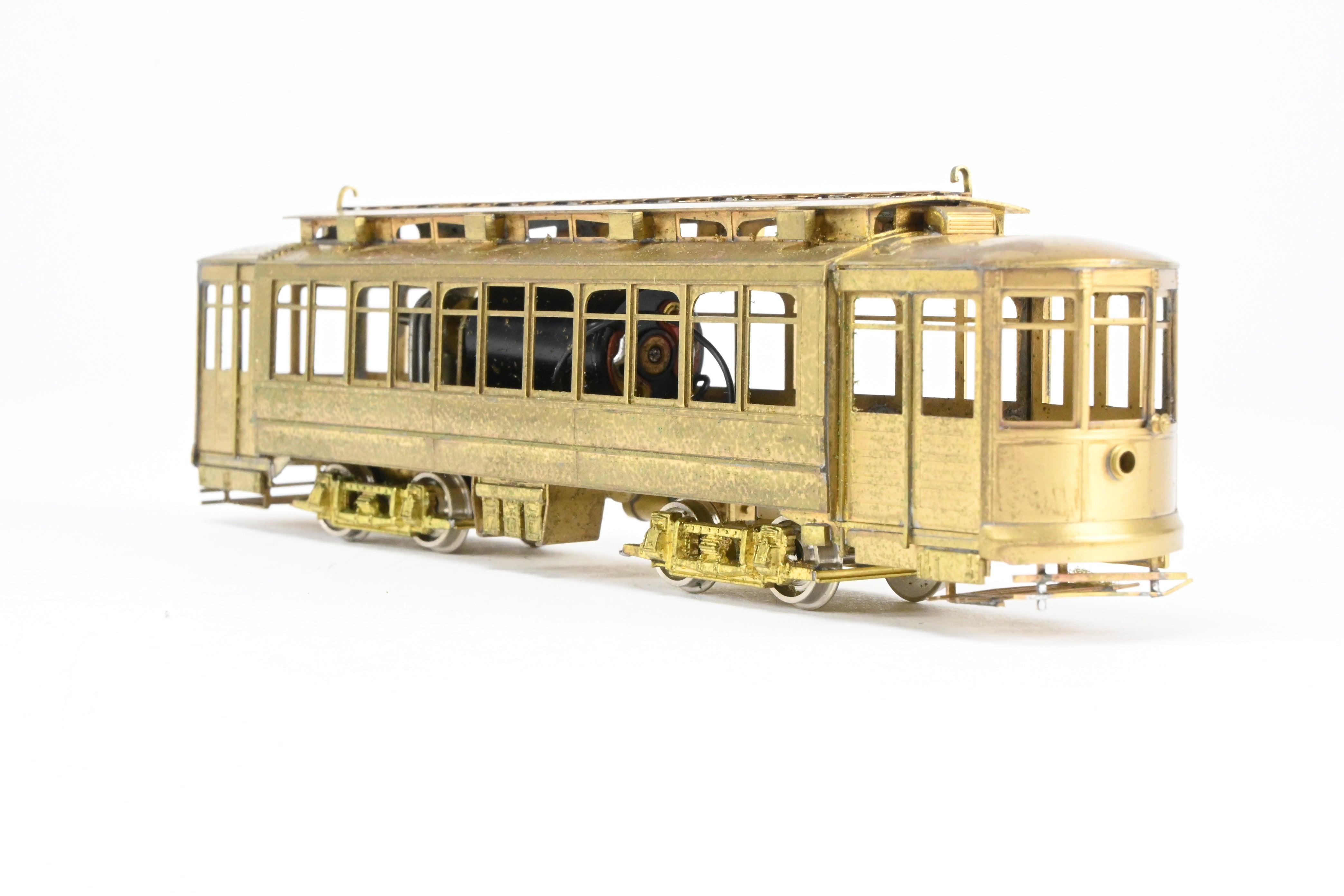 HO Scale Brass Chicago Surface Lines 346 City Big Brill Car Model by Fairfield Models without Trolley Poles