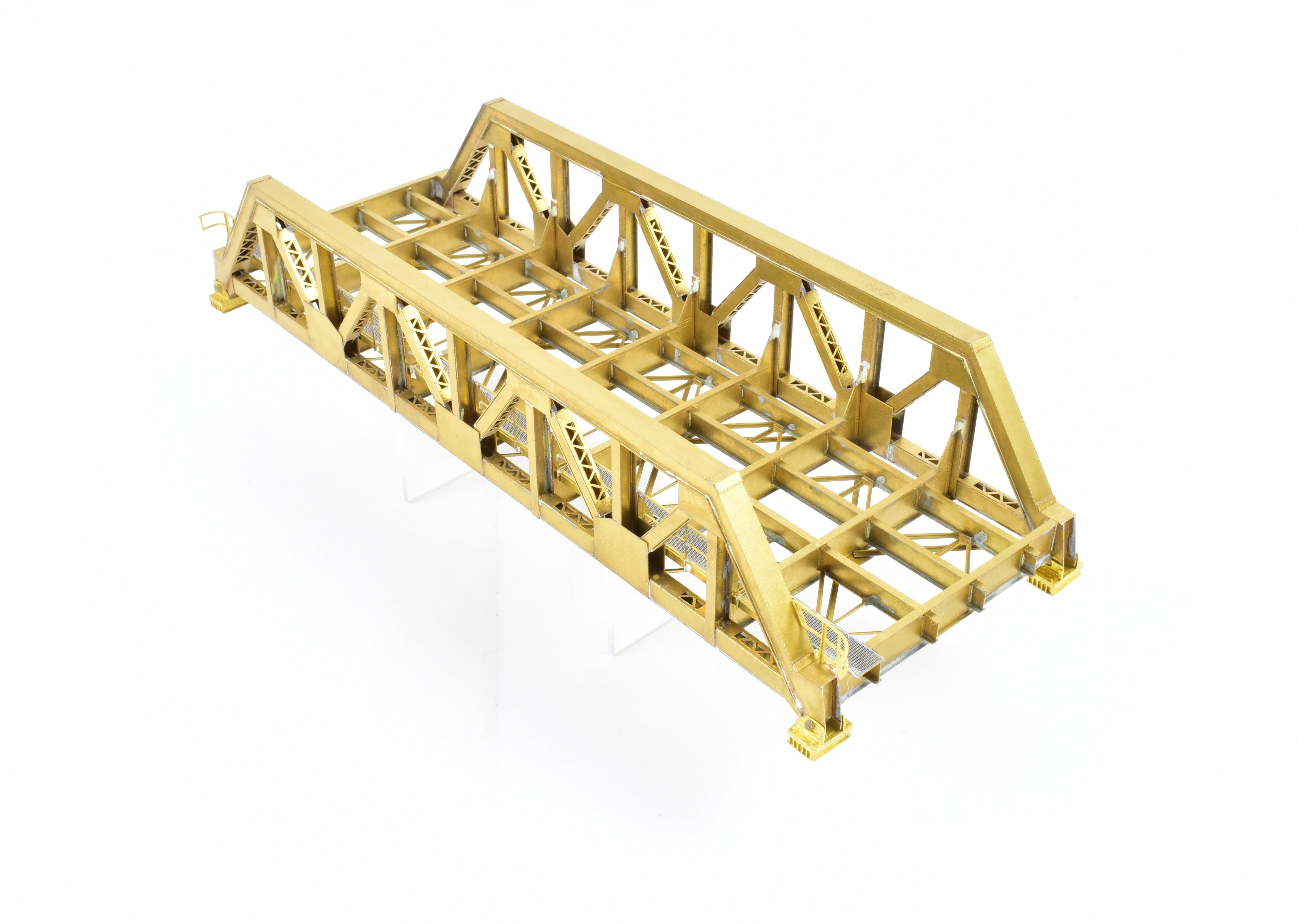 HO Brass OMI Pony Truss Thru 93' 2-Track Bridge by Overland Models