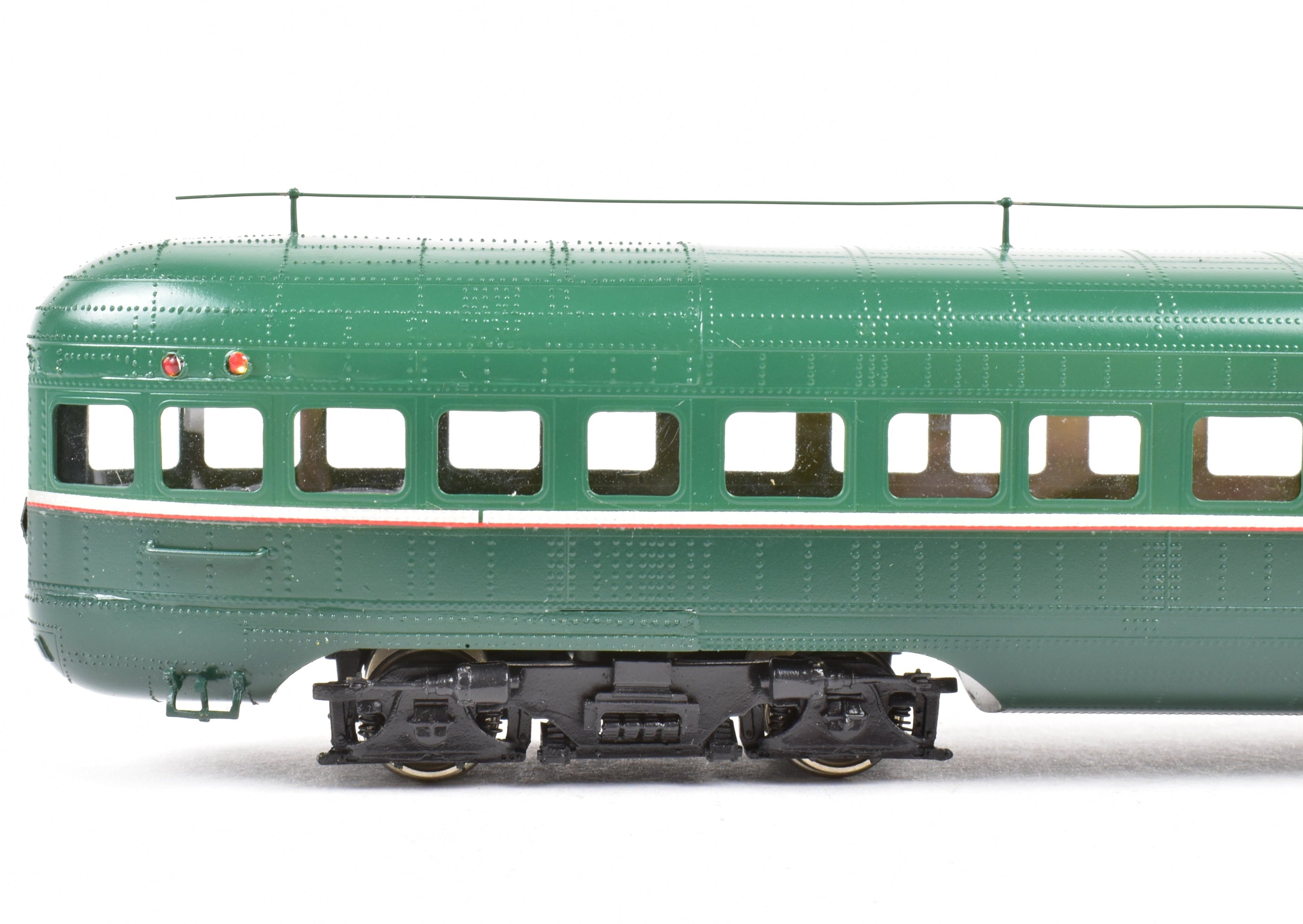 HO Brass CON OMI - Overland Models IC Illinois Central 5 - Car Articulated Factory - Painted Train Set