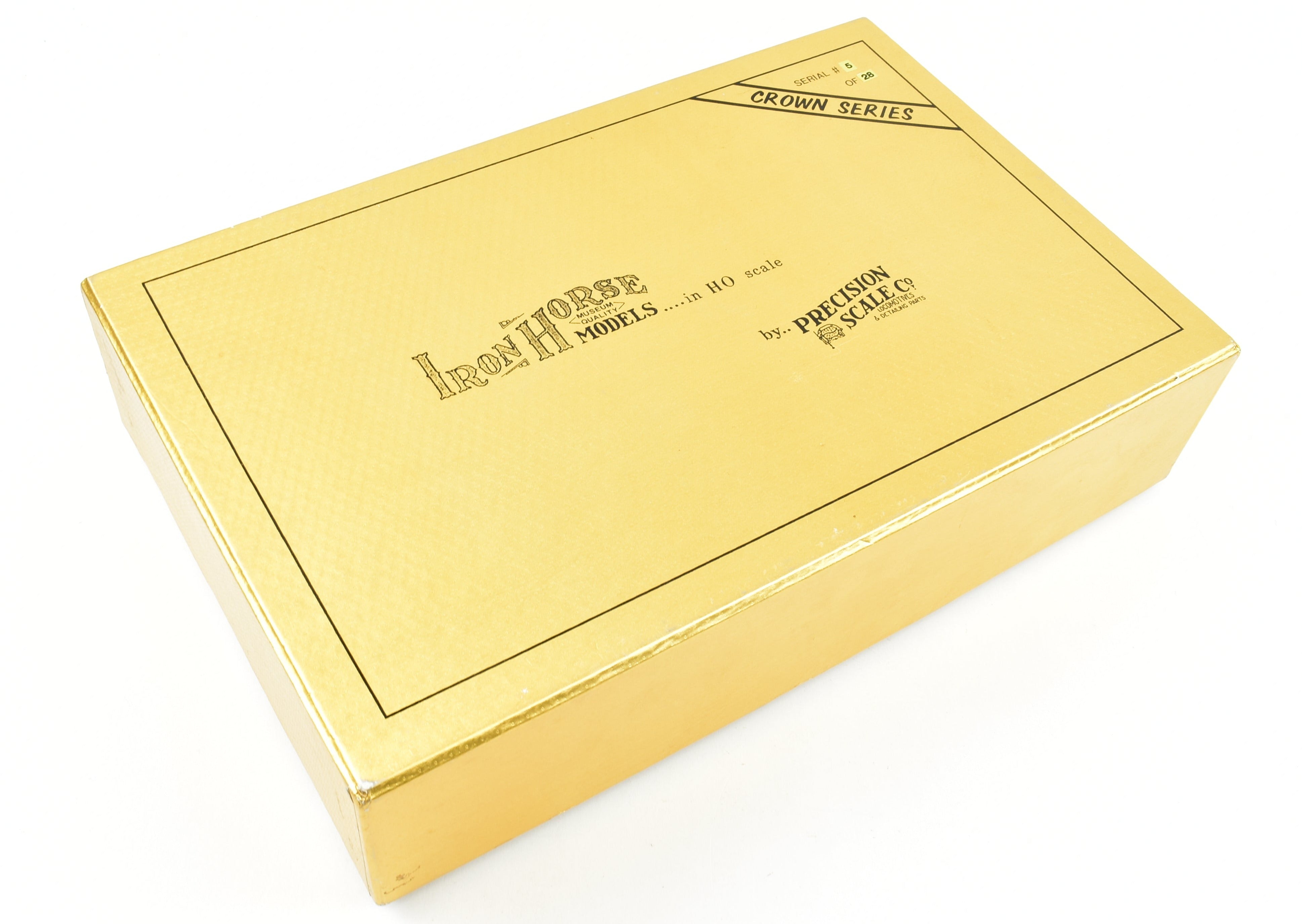 HO Scale Brass Model Train by Precision Scale Co. - Great Northern Class N - 3 2 - 8 - 8 - 0 FP in Glacier Park Scheme