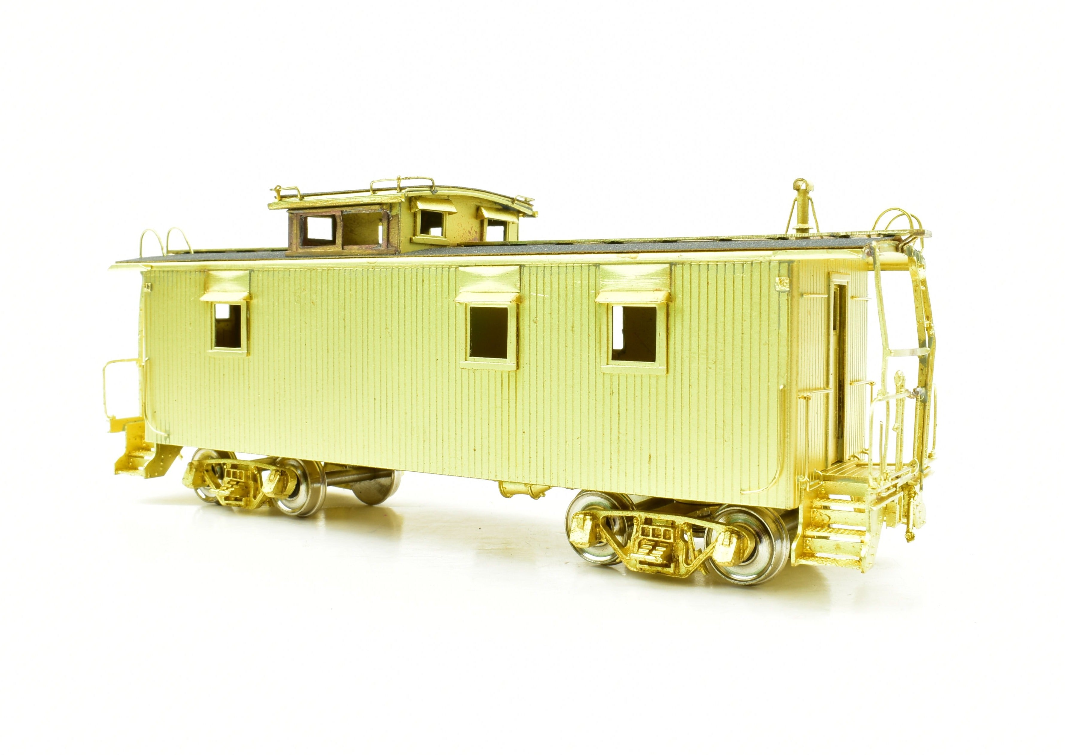 HO Scale Brass Railroad Caboose Model - OMI (Overland Models, Inc.) SAL (Seaboard Air Line) Wood Sheath Design