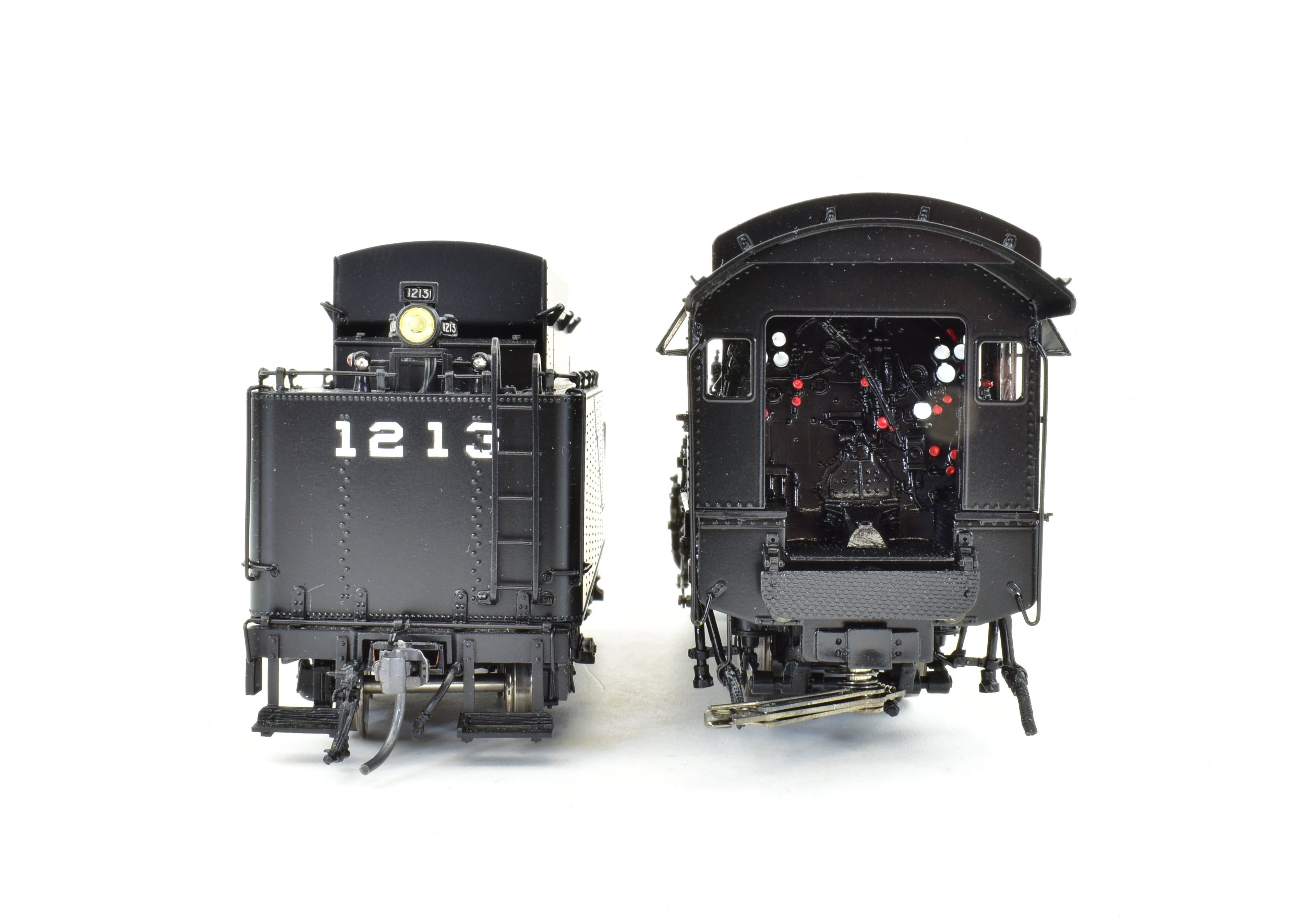 High - Quality HO Scale Brass Precision Scale Co. DM&IR 2 - 8 - 0 Late Version Factory - Painted Model Train #1213 by Precision Scale Co.