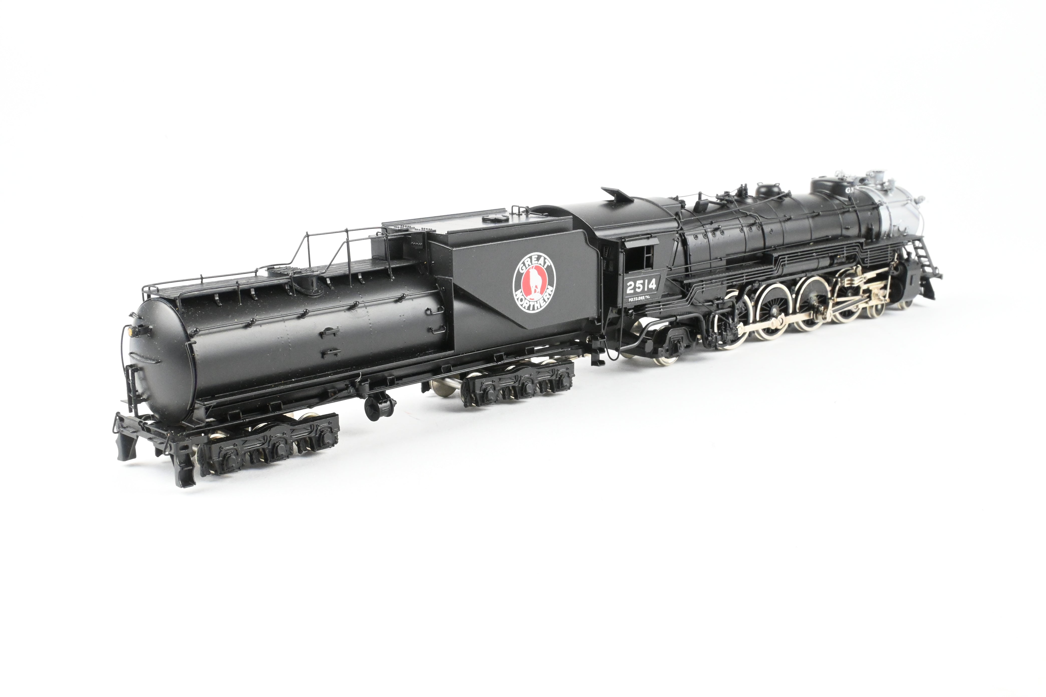 HO Scale Brass Tenshodo GN - Great Northern 4-8-2 Class P-2 Factory Painted Crown Series Steam Locomotive Model #2514