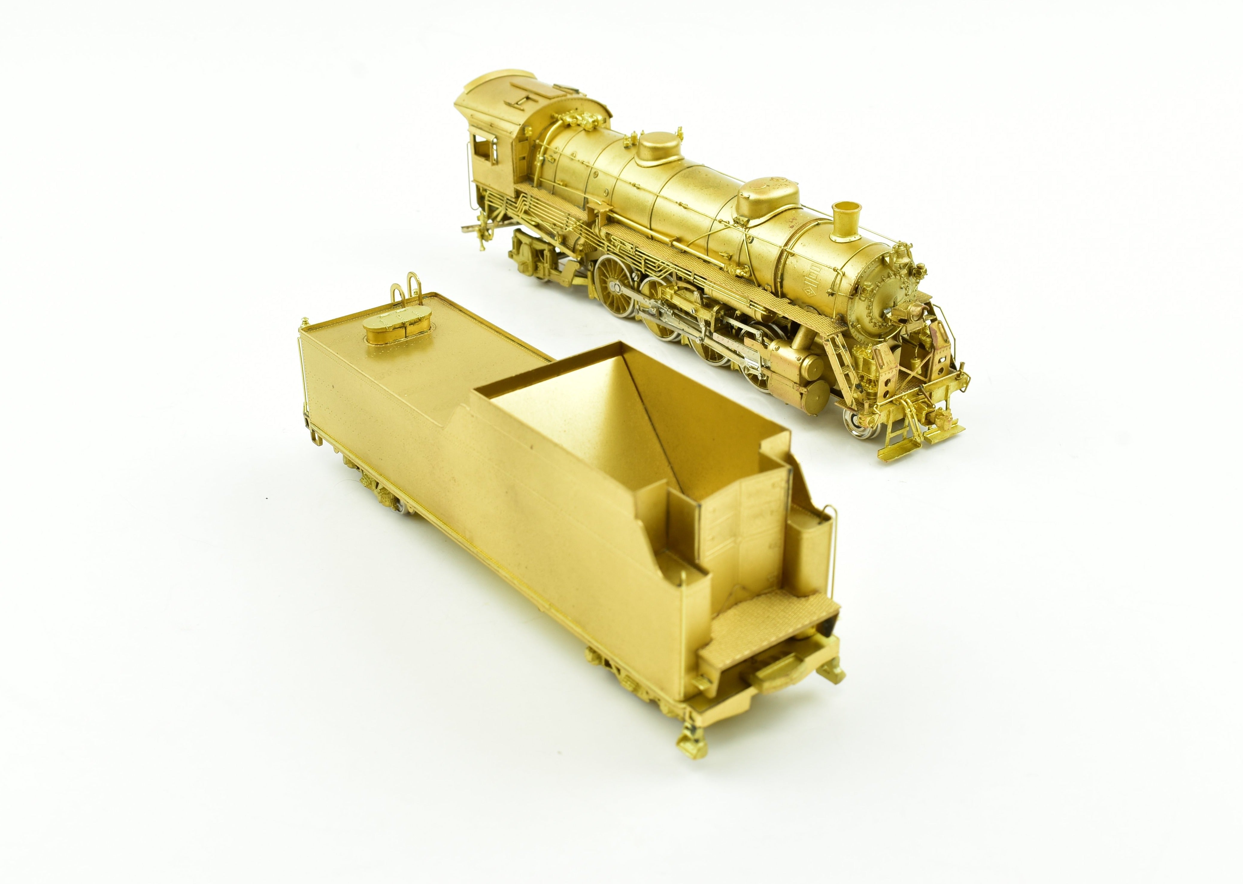 HO Scale Brass Key Imports Model of Akron Canton & Youngstown #407 2-8-2 USRA Light Mikado Locomotive