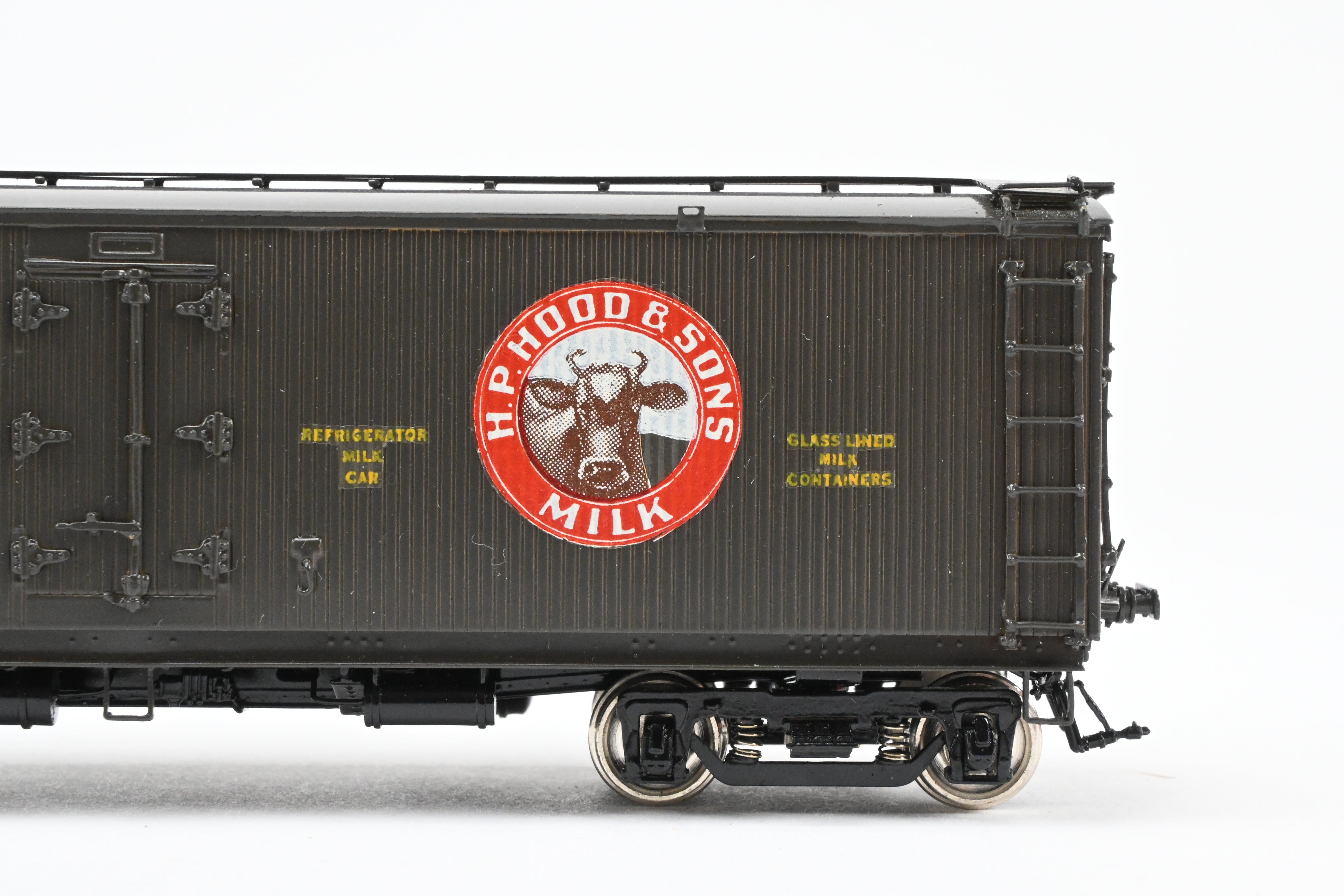 HO Brass Precision Scale Co. 41' Pfaudler Wood Sheath Milk Tank Car Hoods FP No. 802