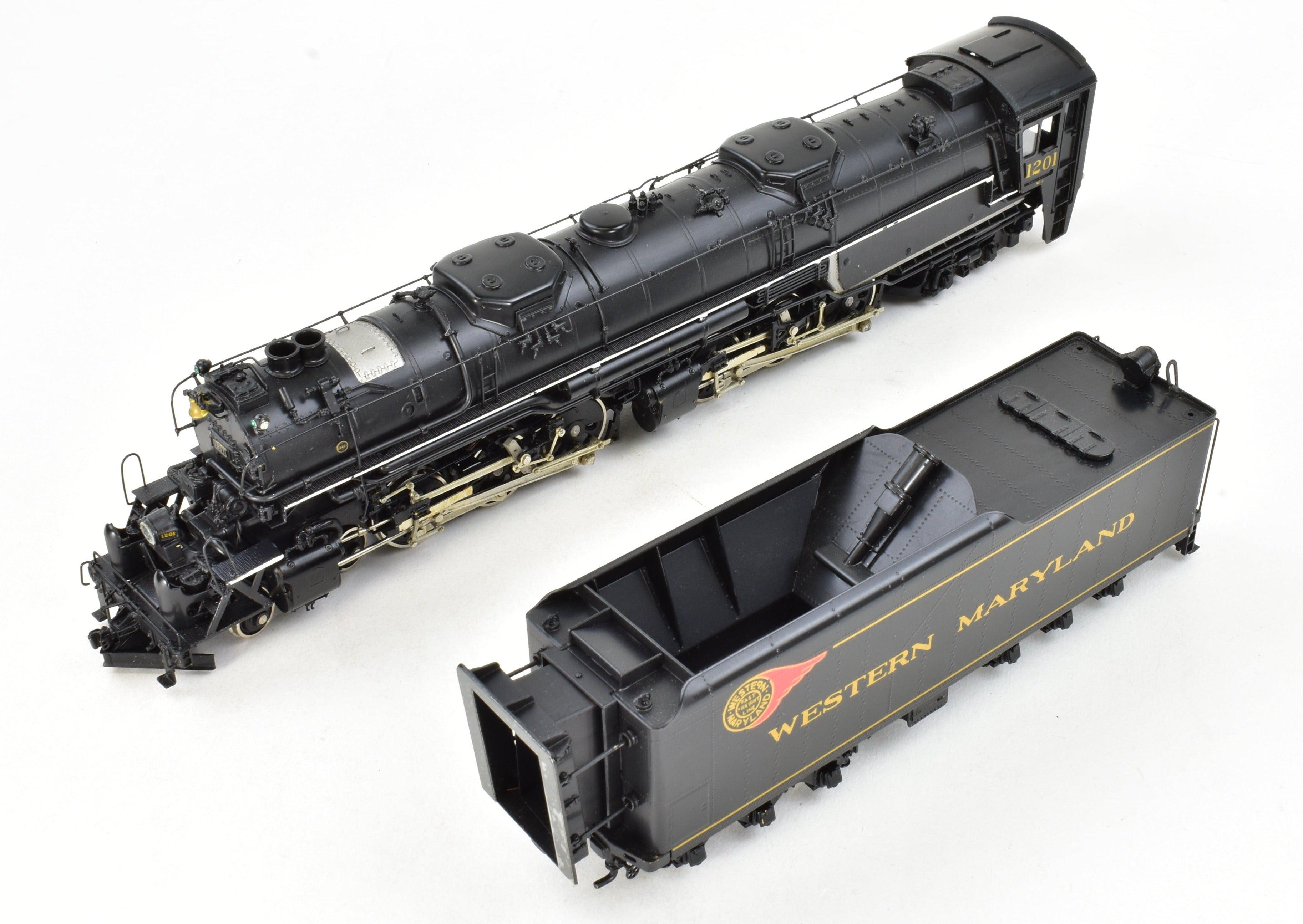 HO Scale Brass PSC Precision Scale Co. Western Maryland 4-6-6-4 M-2 FP #1201 Model