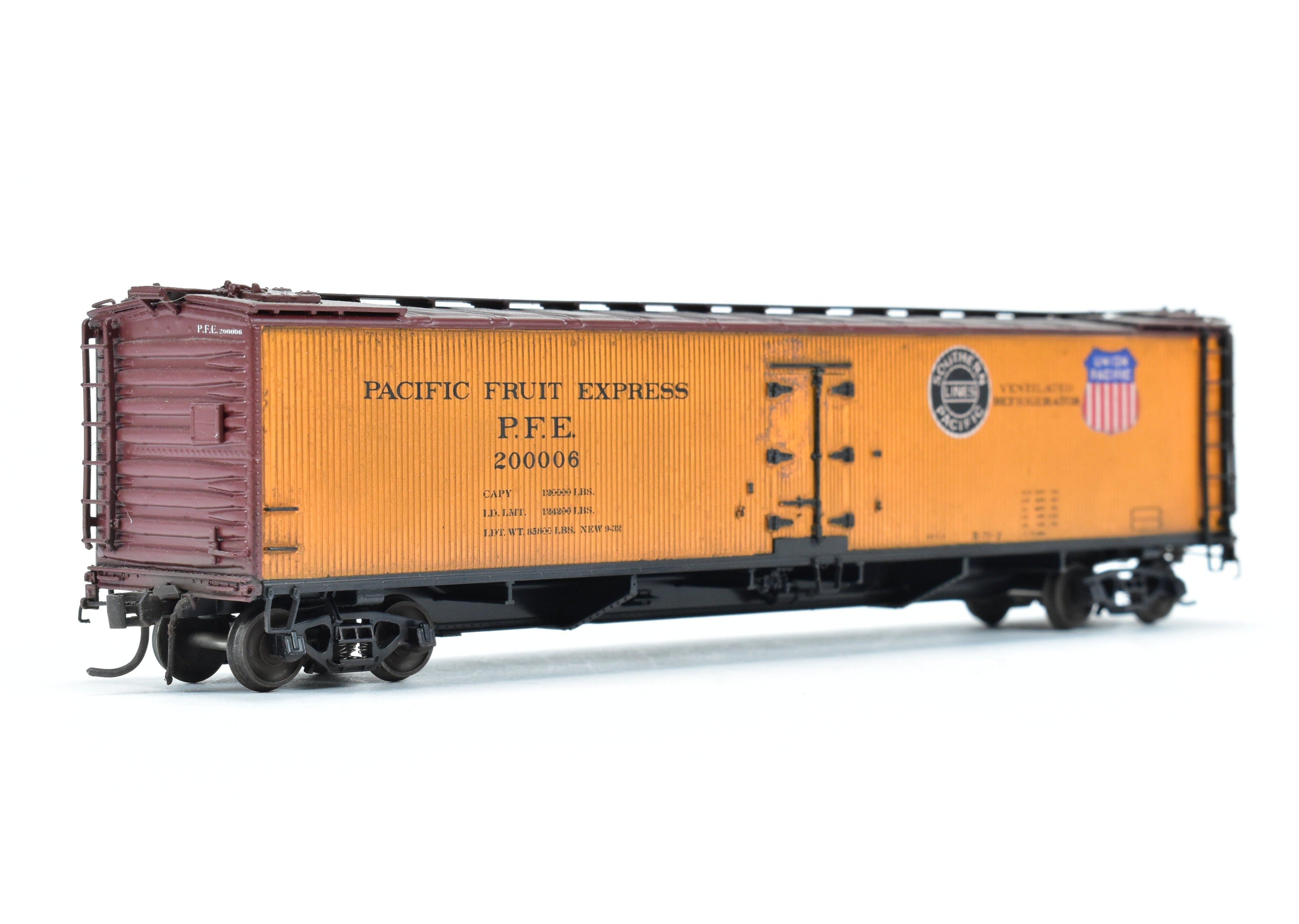 HO Brass Precision Scale Co. 52' R-70-2 Ice Refrigerator Car FP 200006 Weathered