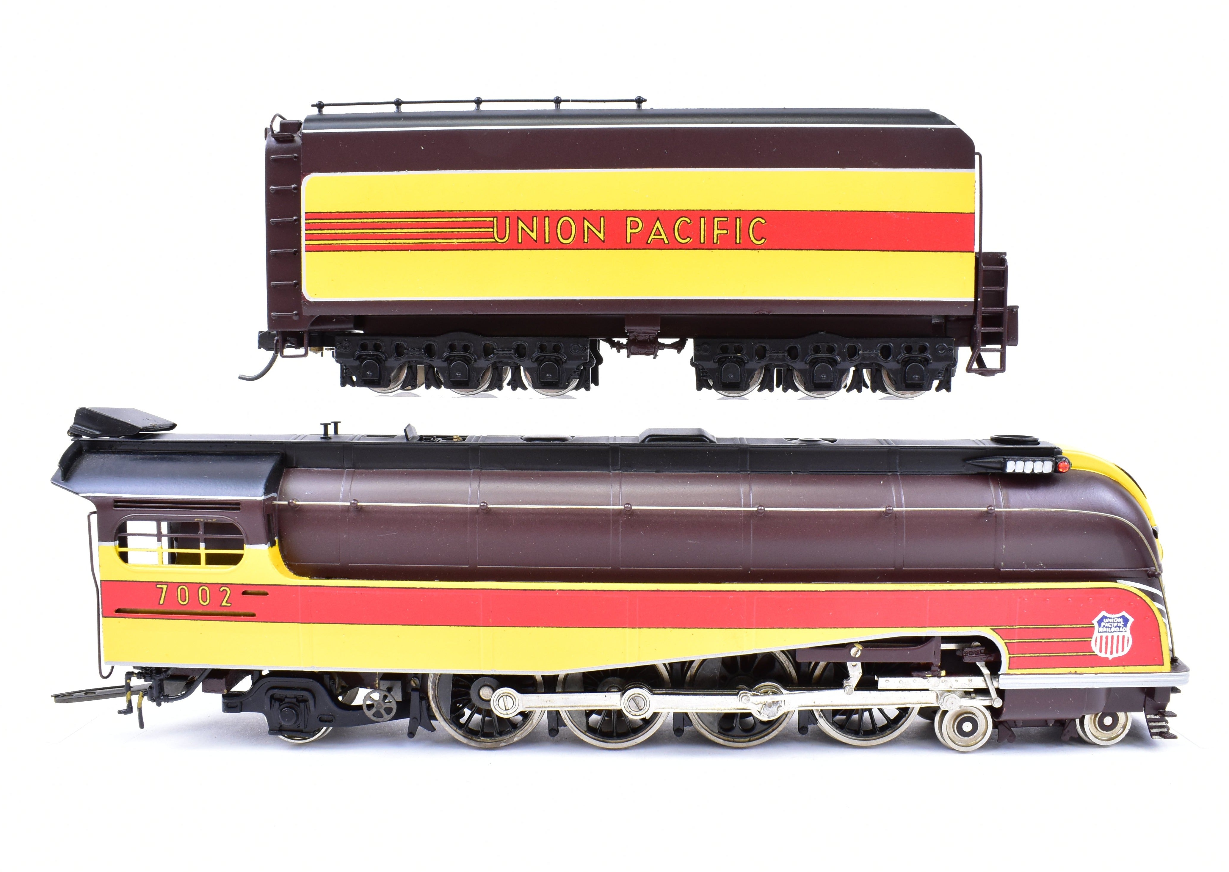 High - Quality HO Scale Brass Balboa Union Pacific 4 - 8 - 2 Steam Locomotive Model #7002 with Factory Painting