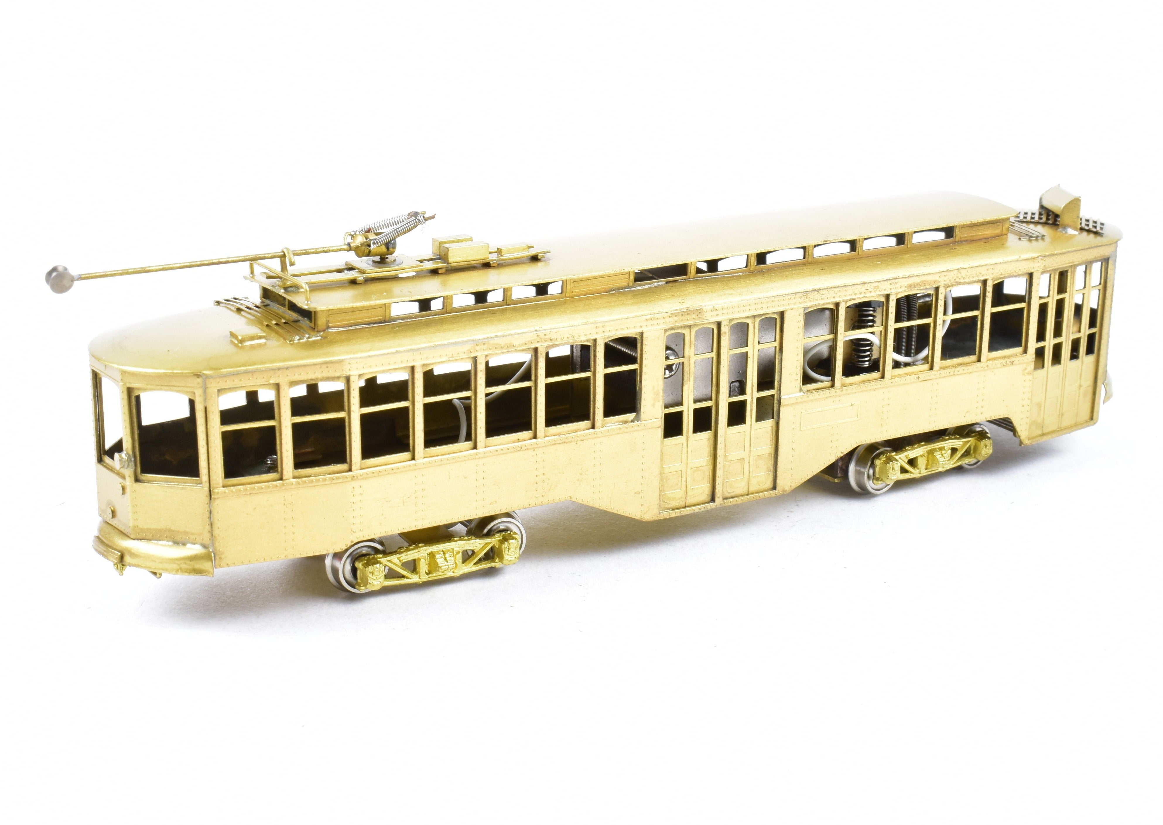 HO Scale Brass Fairfield Models Pittsburgh Jones Single - Ended Trolley Car Collectible