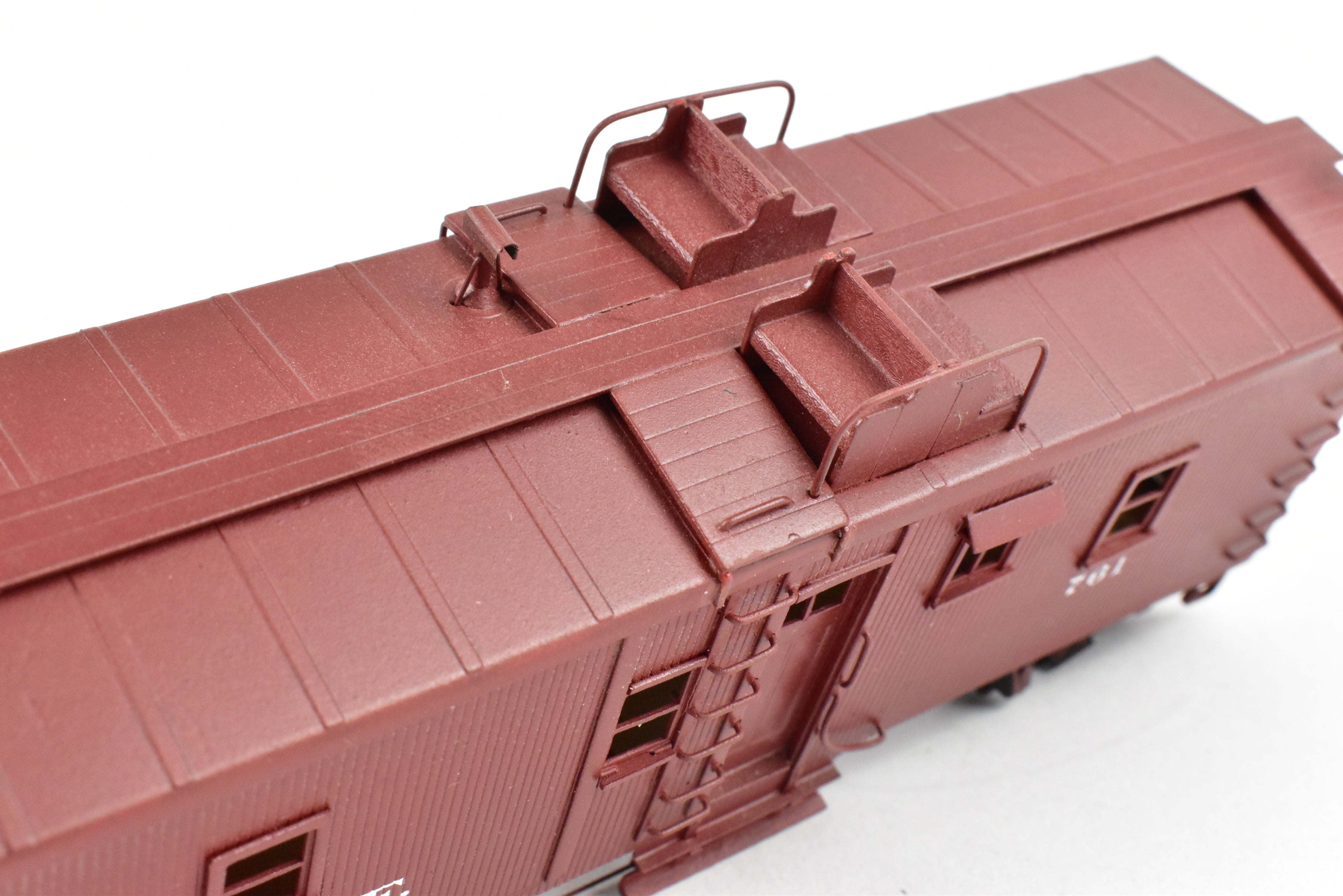 Custom Painted HO Brass Key Imports ATSF Santa Fe Caboose No. 761