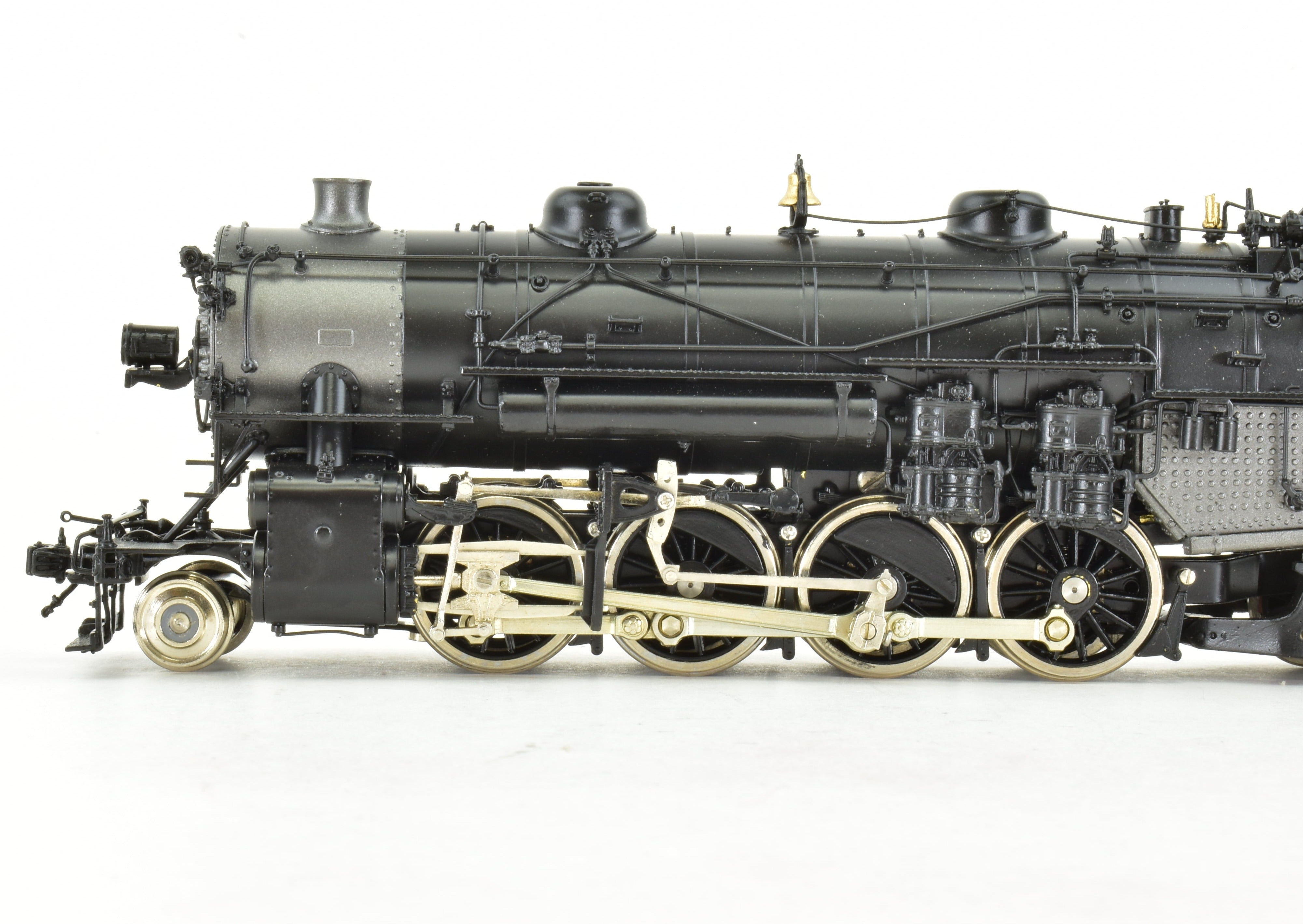 HO Scale Brass Model Train CON Key Imports B&A - Boston & Albany H - 5j Class 2 - 8 - 2 Mikado Steam Locomotive #1216 with Factory Painting