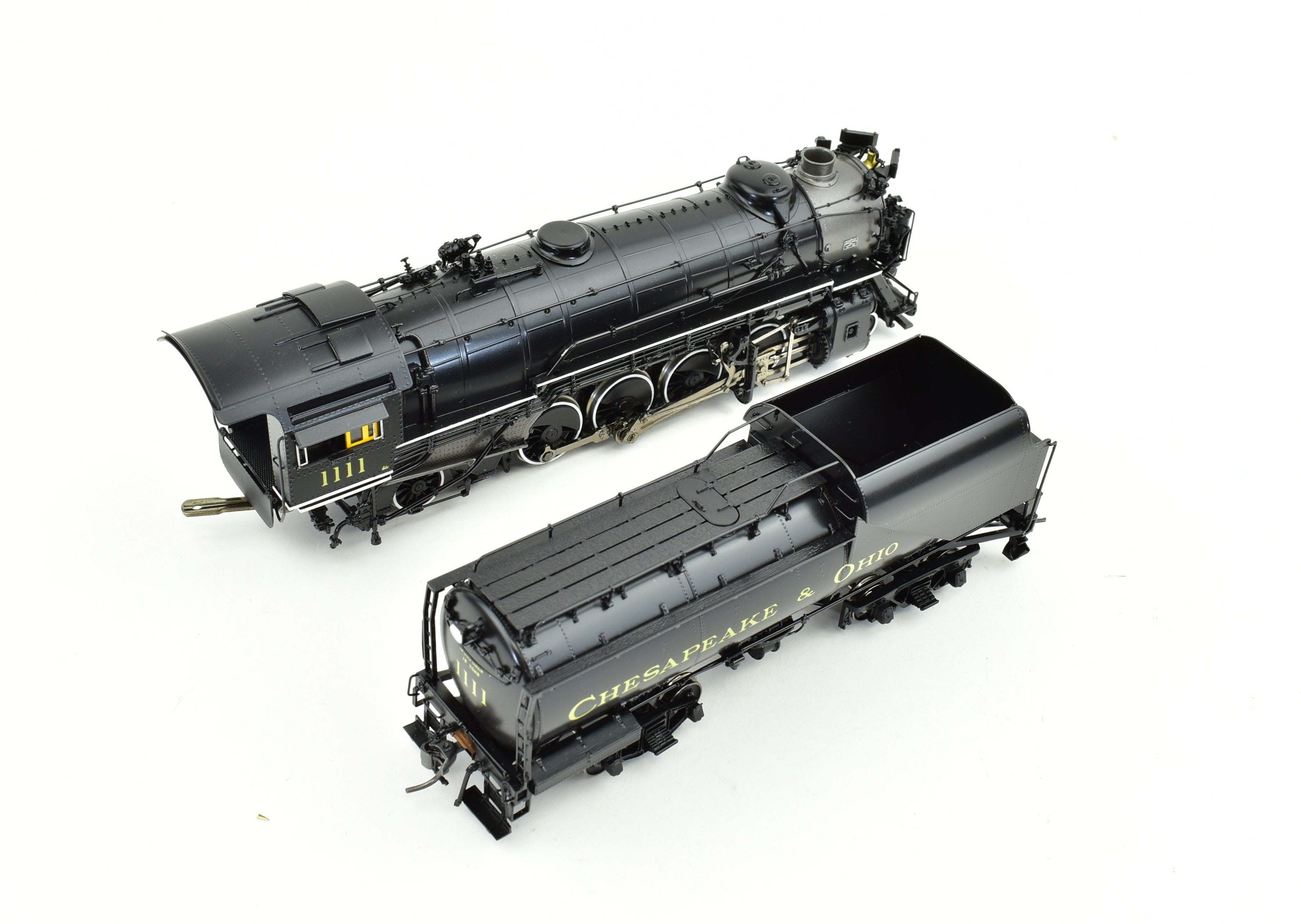 HO Scale Brass C&O Chesapeake & Ohio K1 2-8-2 Division Point #1111 Factory Painted