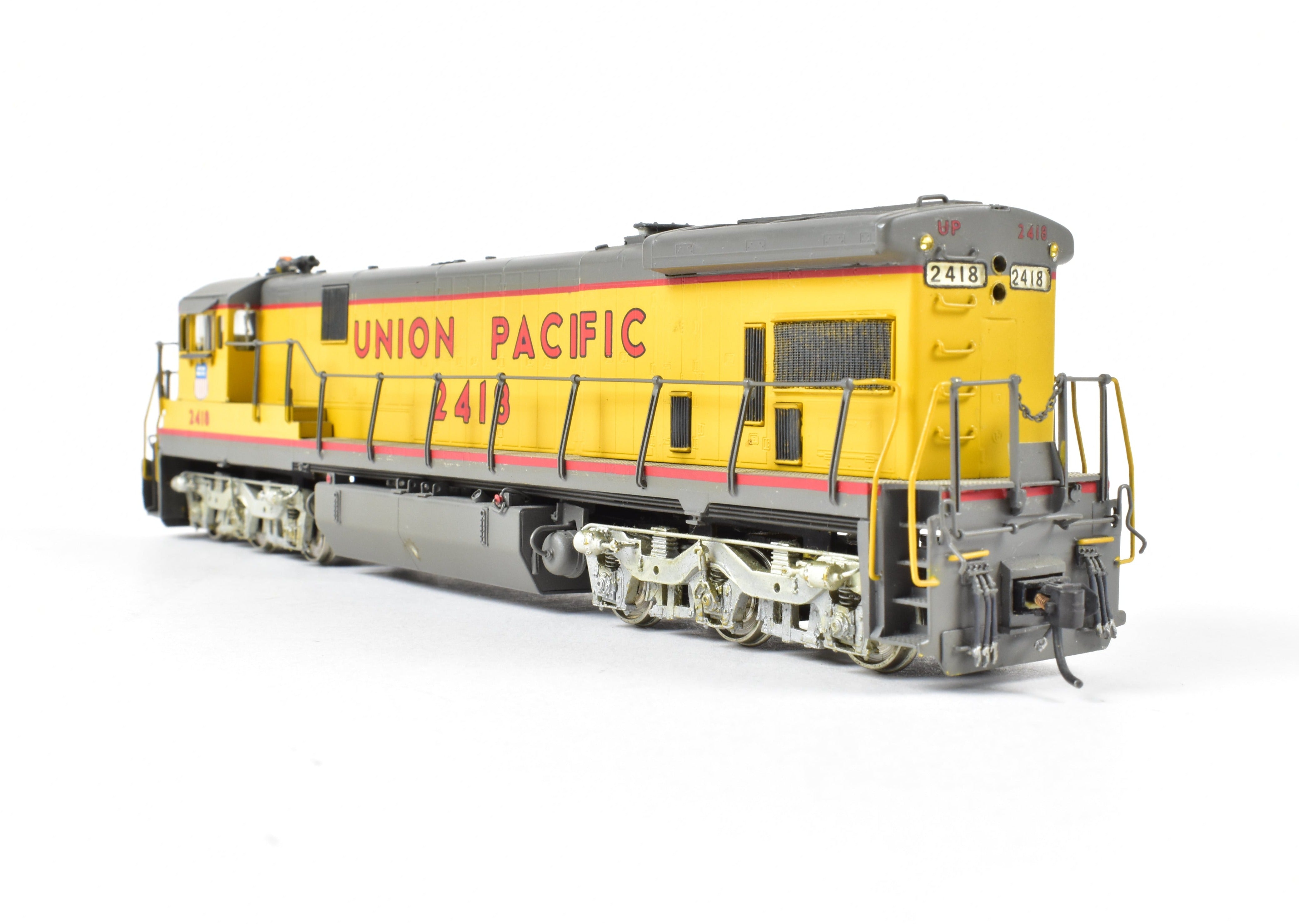 HO Scale Brass Diesel Locomotive Model - Overland Models, Inc. Union Pacific GE C - 30 - 7 with 4 - Window Cab and without Anticlimber CP