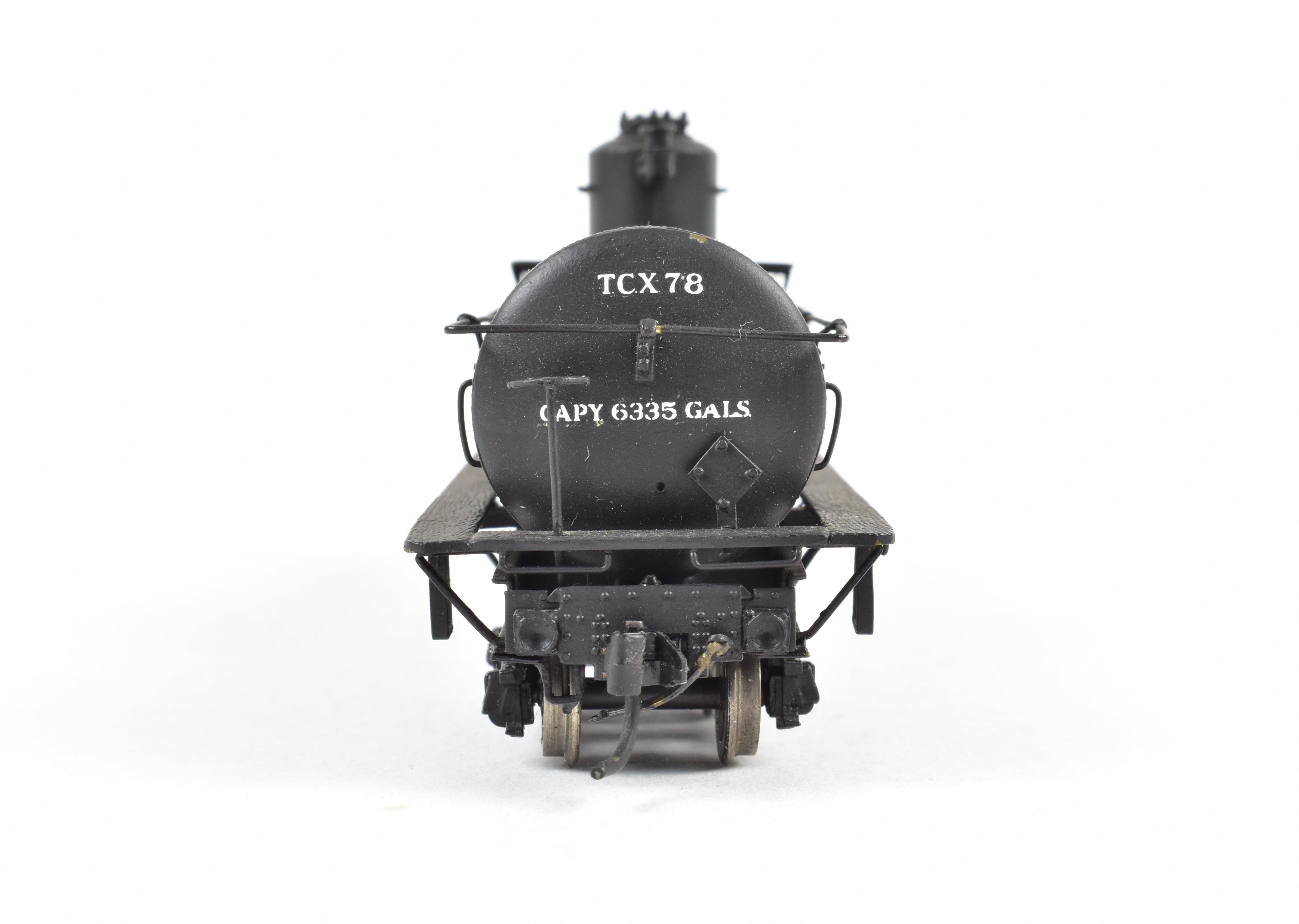 HOn3 Precision Scale Co. Brass TCX - Texaco Single Dome Tank Car TCX 76