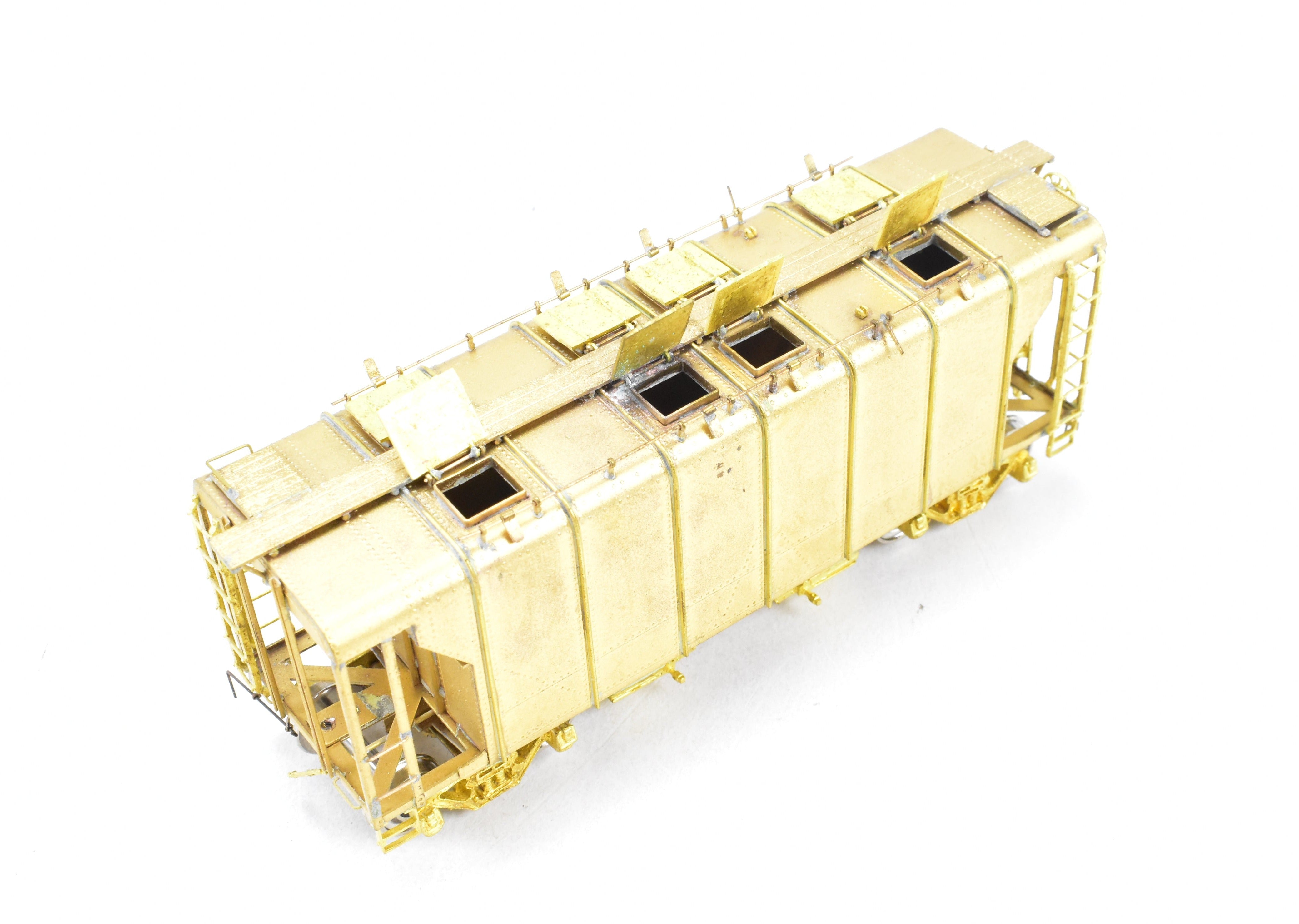 HO Brass OMI B&O N-34 Covered Hopper Wagon with Working Hatches