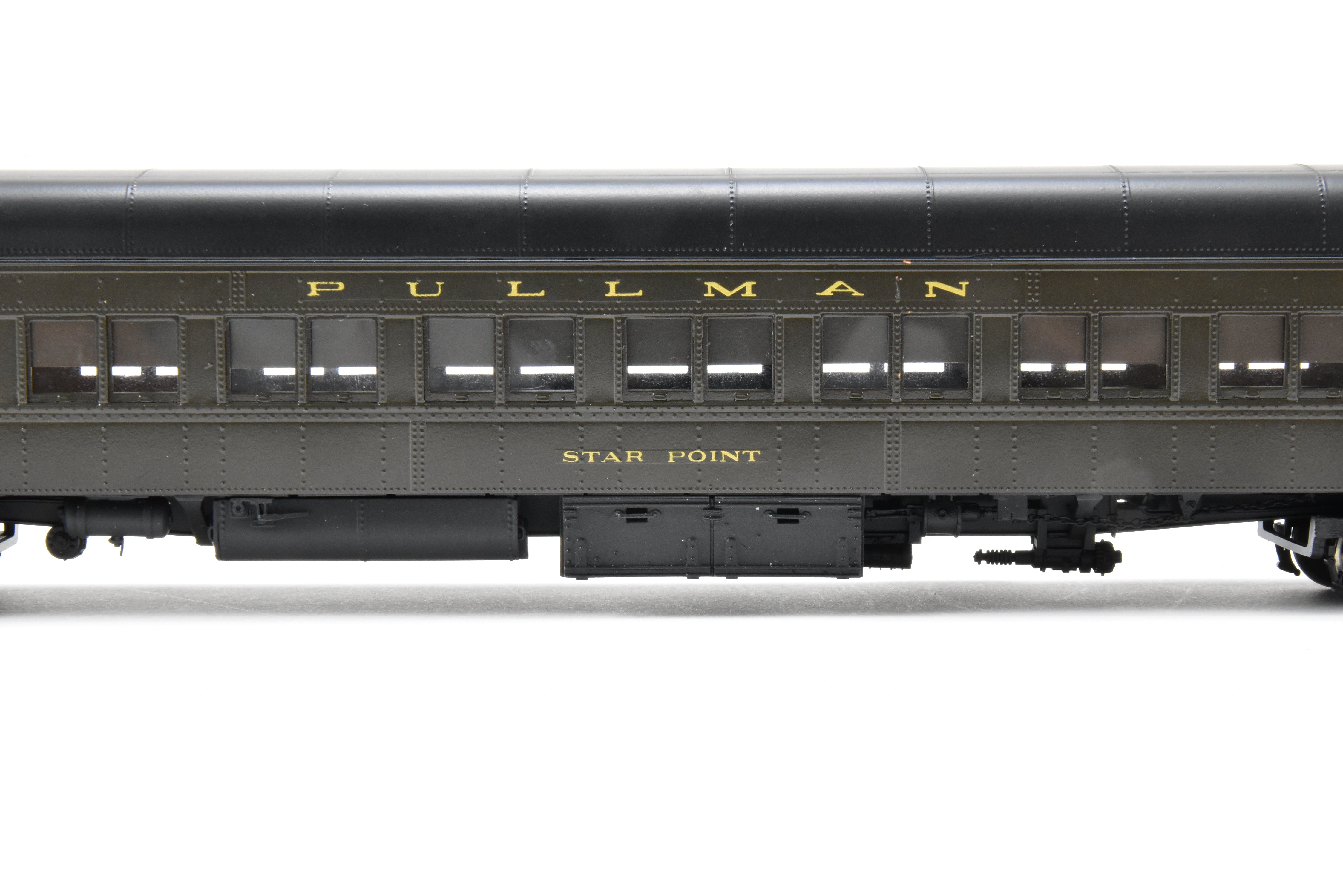 HO Brass PSC Precision Pullman 80' Sleeper Tourist Car Plan 3958A, Star Point Lettered