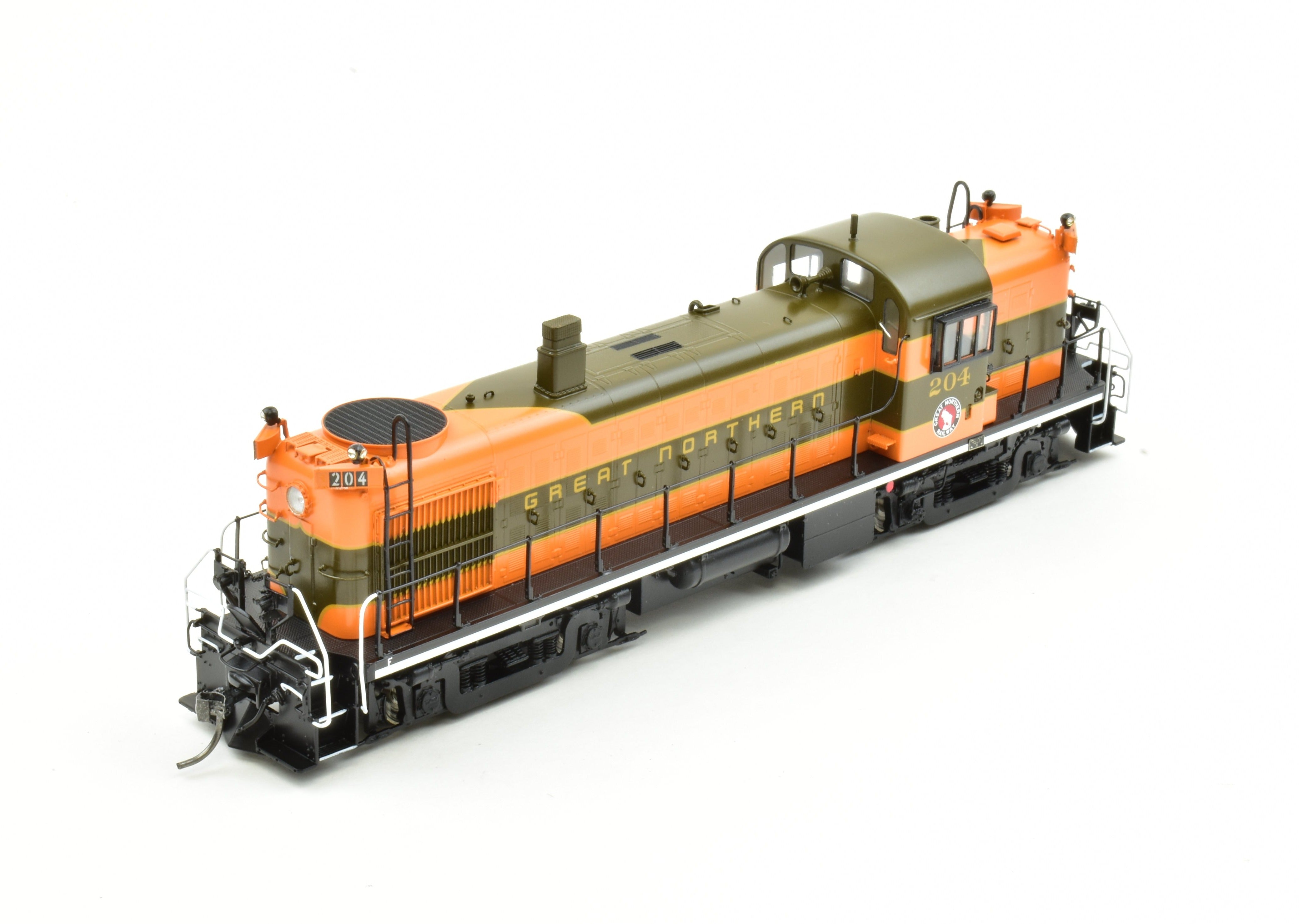 HO Scale Brass Division Point Great Northern Alco RS2 Factory Painted Locomotive Model #204