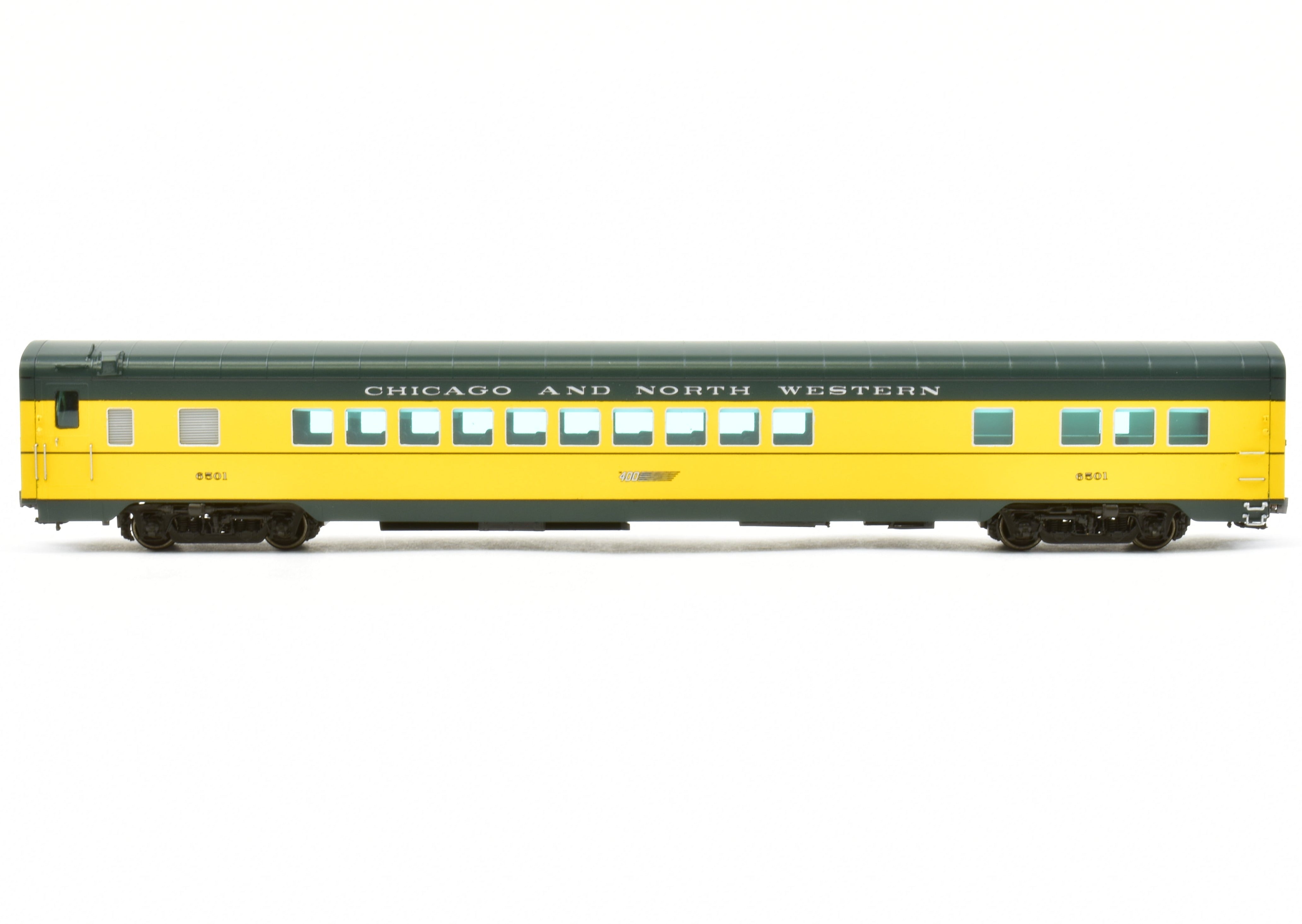HO Scale Brass Railway Classics C&NW 400 22-Seat Parlor Car FP 6501