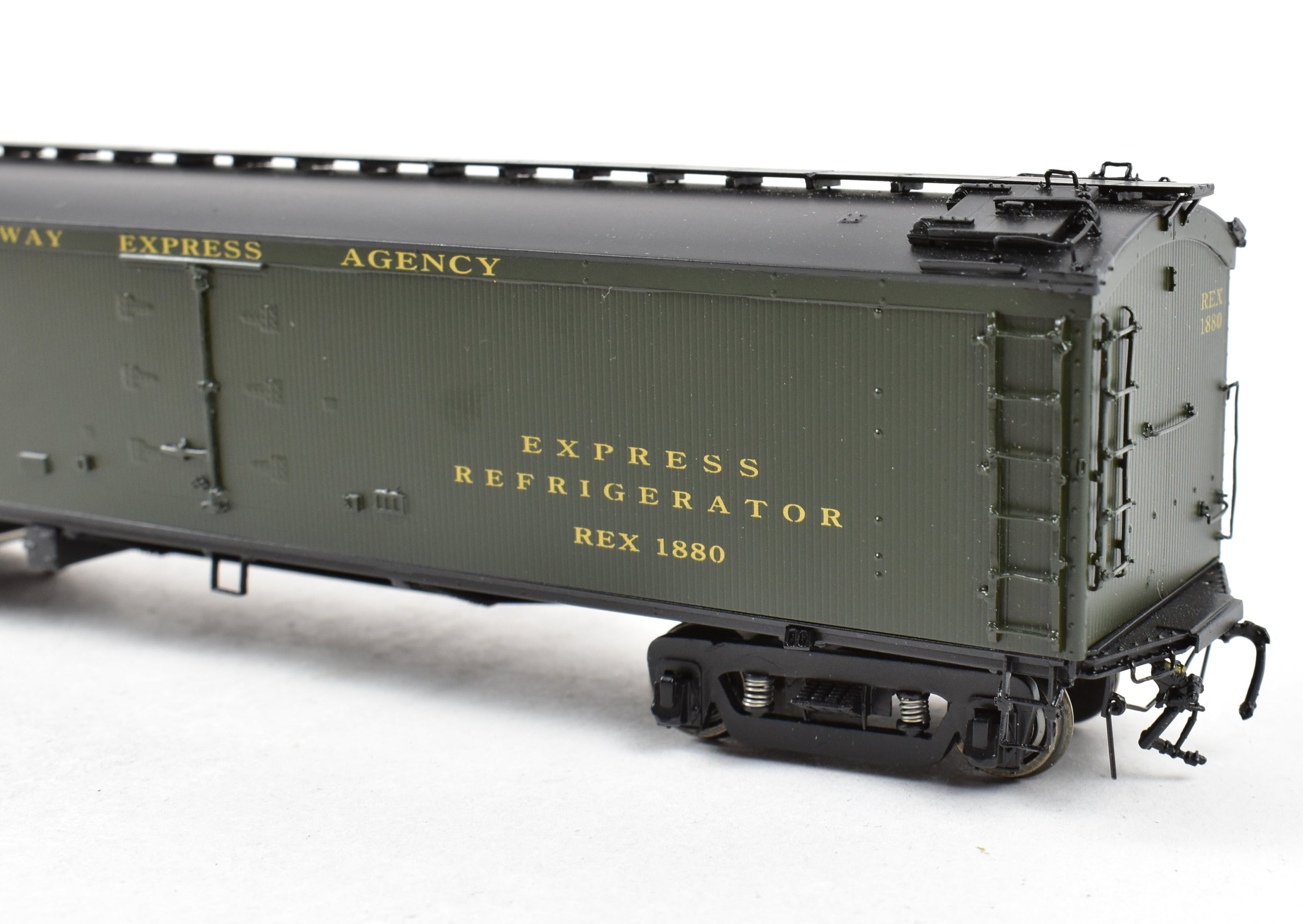 HO Brass Precision Scale Co. REA Railway Express Agency BR Class 53' 6 Reefer Brake System Model