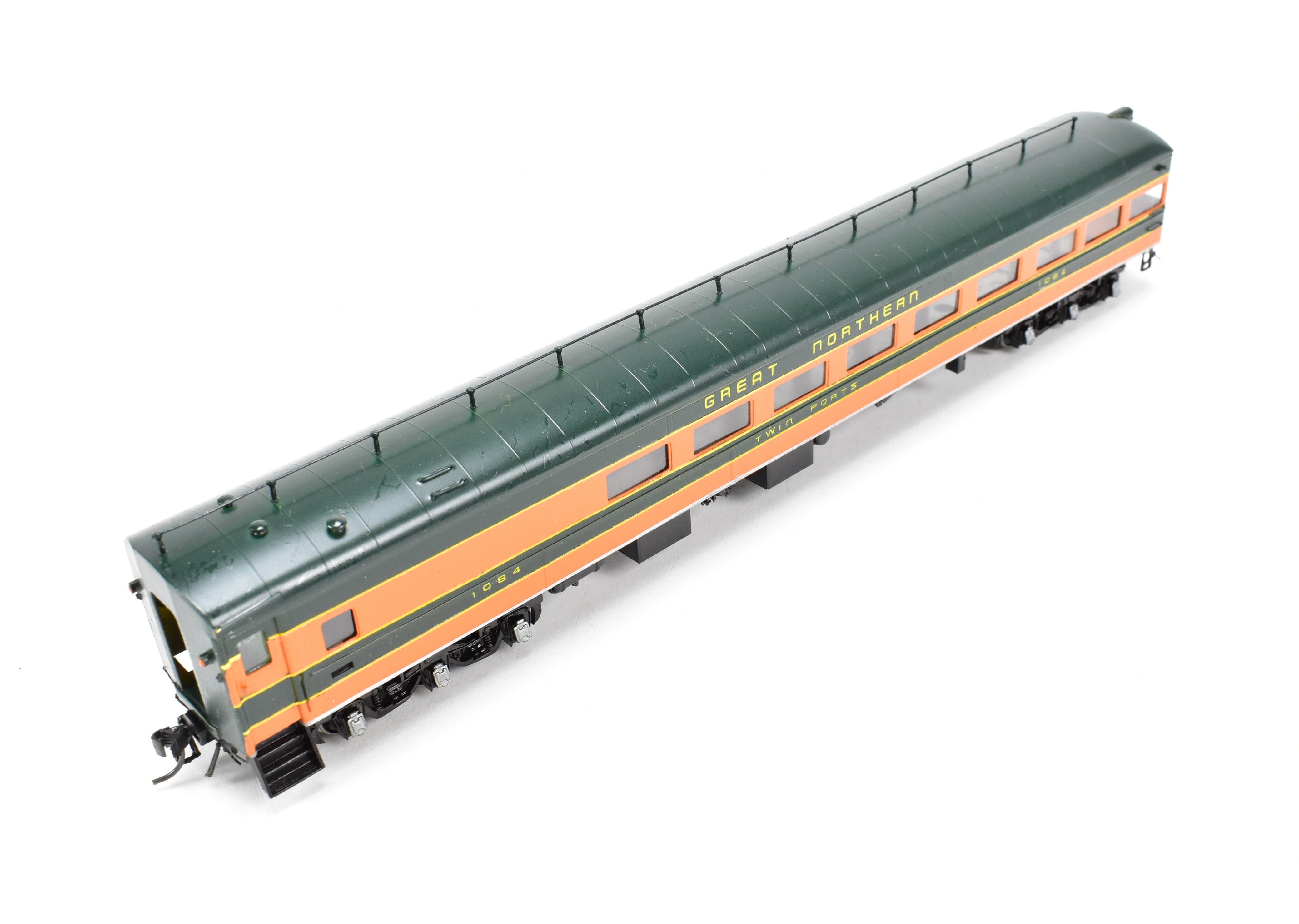 HO Brass Oriental Limited GN - Great Northern Twin Ports Buffet-Parlor-Observation Car, Empire Builder Scheme