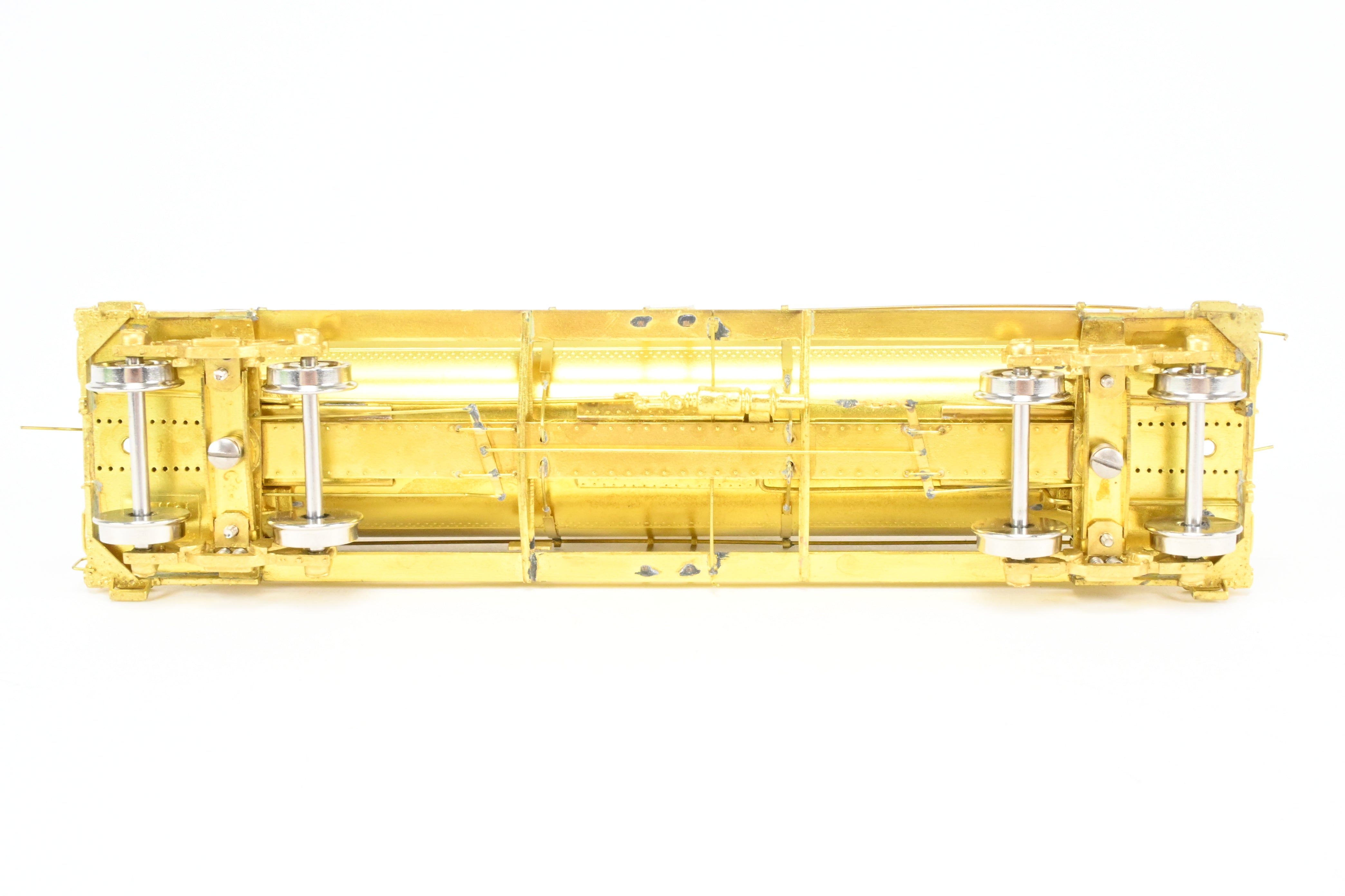 HO Scale Brass OMI - Overland Models, Inc. Union Tank Lines 10,000 Gallon Single - Dome Uninsulated Tank Car of Various Roads, Model Built in 1990s by Ajin in Korea