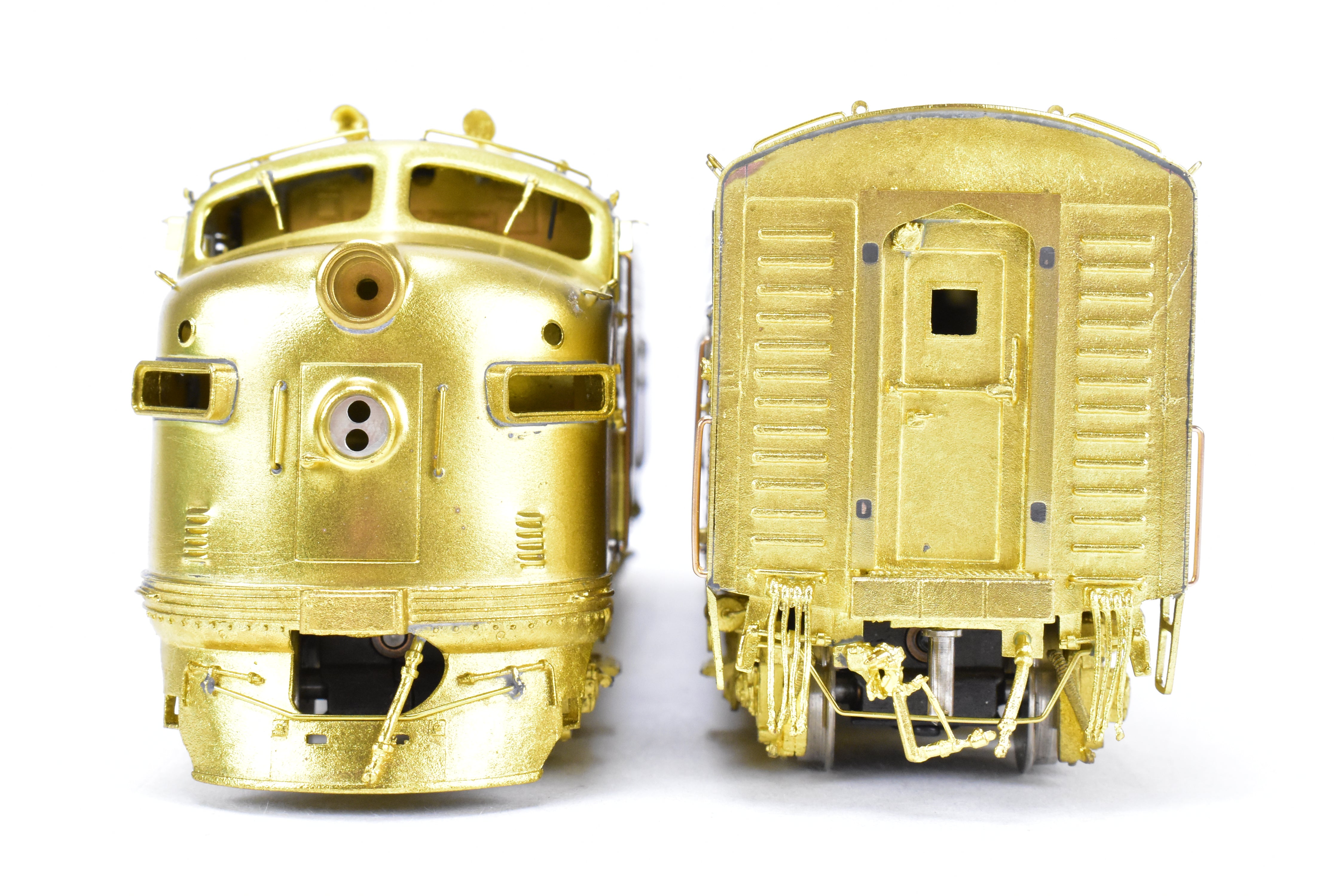 HO Scale Brass Model Train Set by Overland Models Inc. - Union Pacific EMD F7 A/B Freight Locomotives from the Late 1950's Era