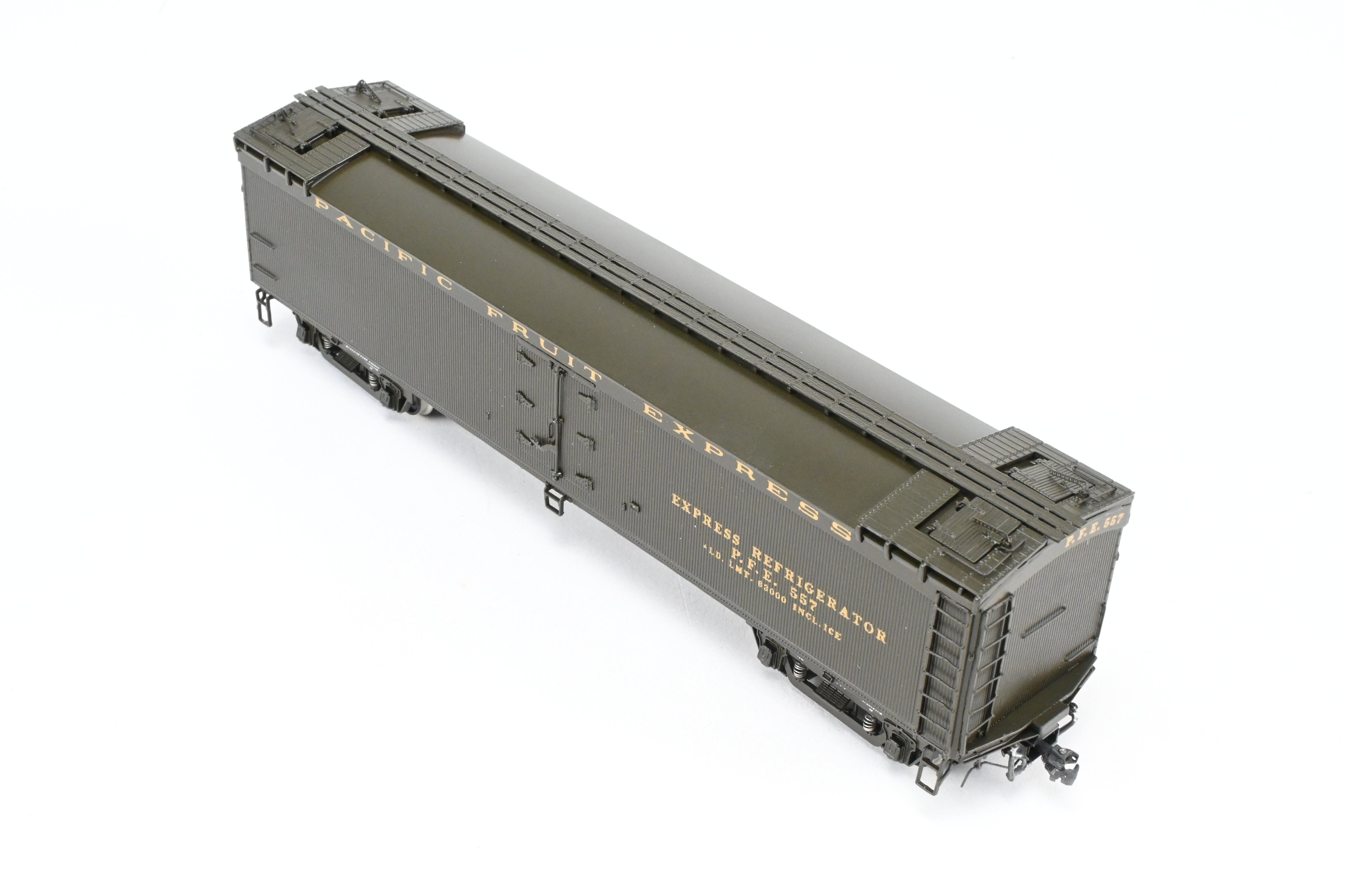 HO Brass Challenger Imports PFE Pacific Fruit Express Early Refrigerator Car FP #557