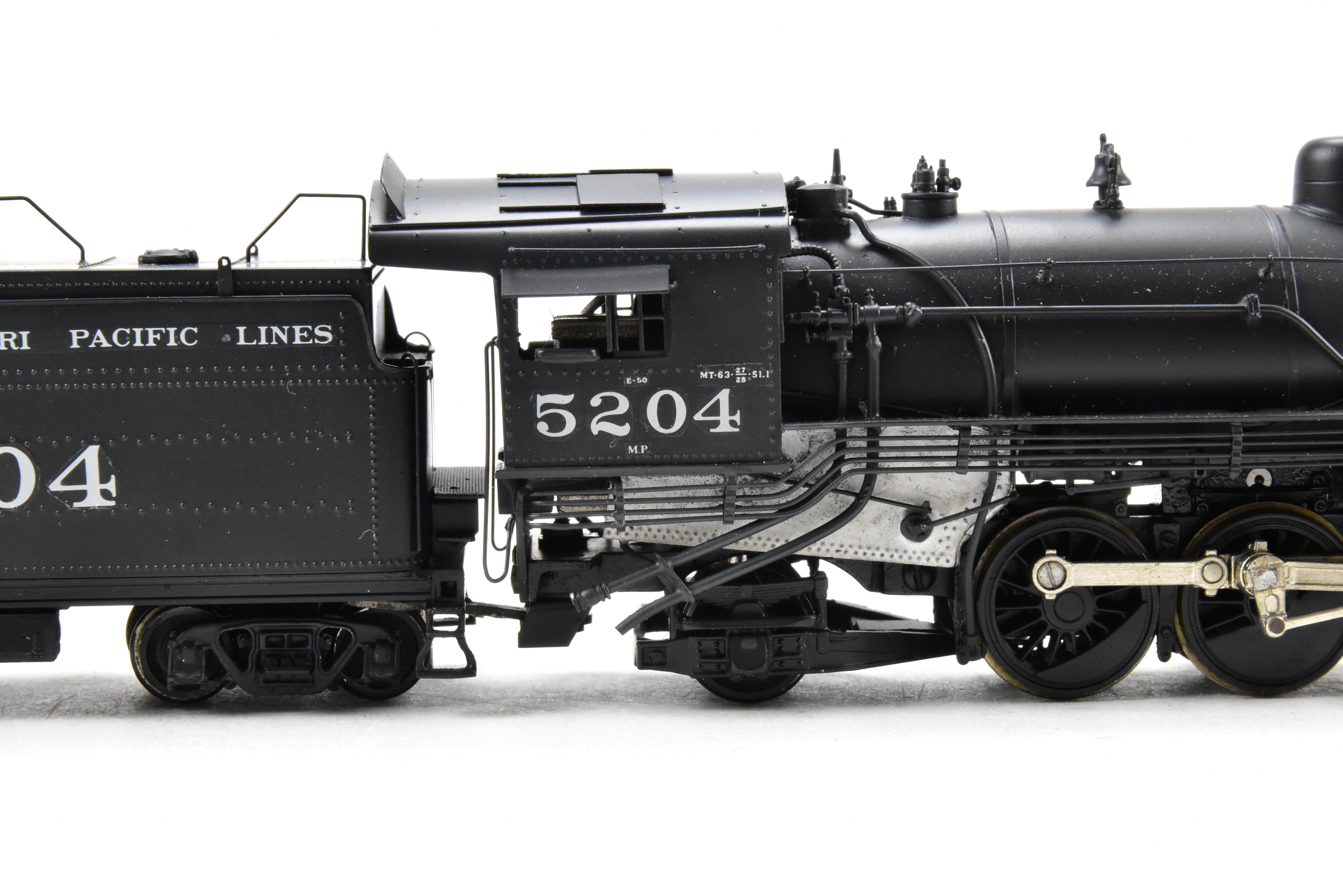 HO Brass Custom Joe G. Collias MP 5200 Class 4-8-2 Pro-Painted No. 5204