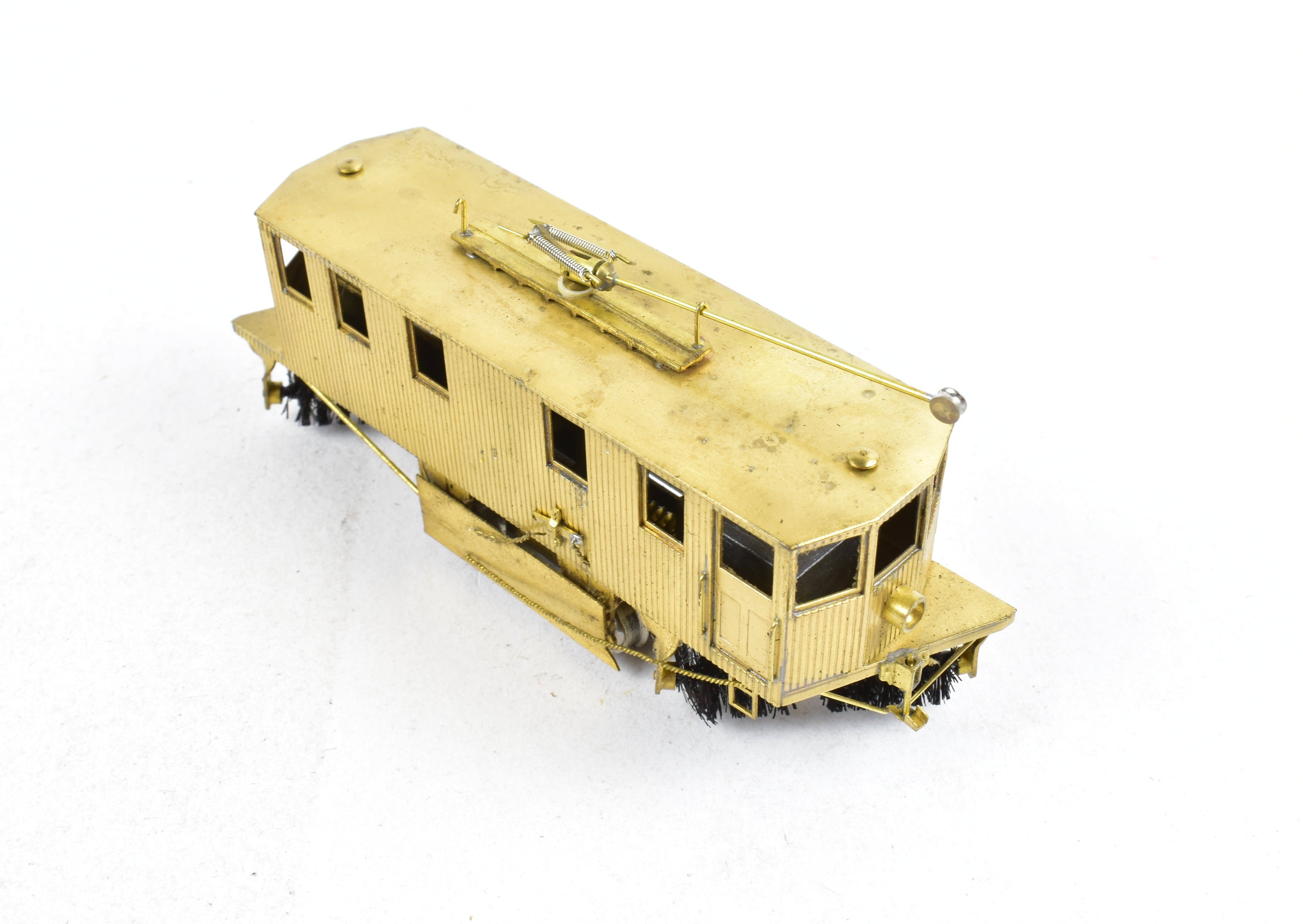 HO Scale Brass Fairfield Single Truck Sweeper Model - No Box, Nice Condition