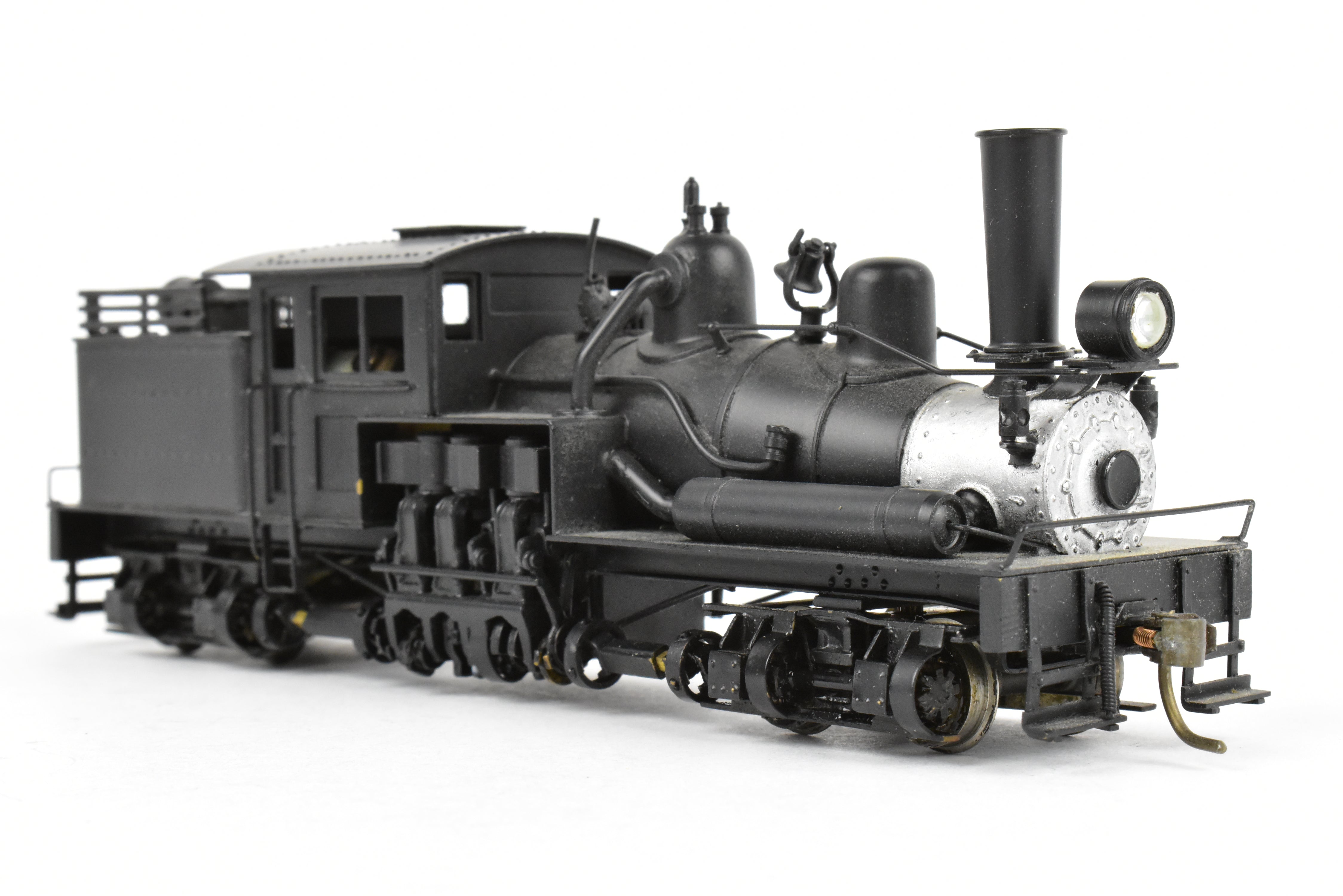 High - Quality HO Scale Brass PFM - United 2 - Truck Class B Shay Geared Locomotive for Model Railroads, CP Version Without Lettering