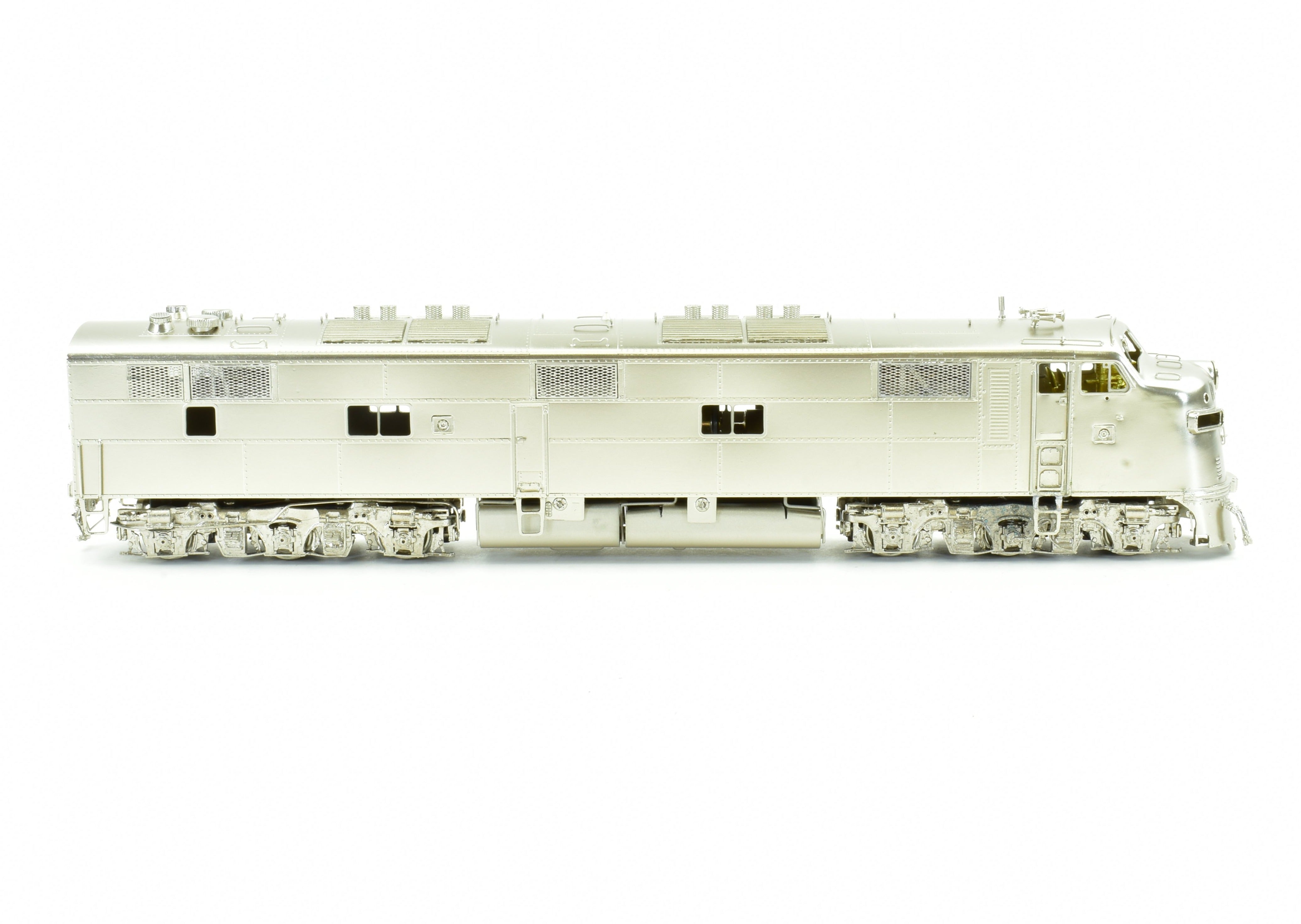HO Scale Brass Model Train - Overland Models, Inc. CB&Q - Burlington Route EMD E7A Factory Plated Locomotive from 1966 Era