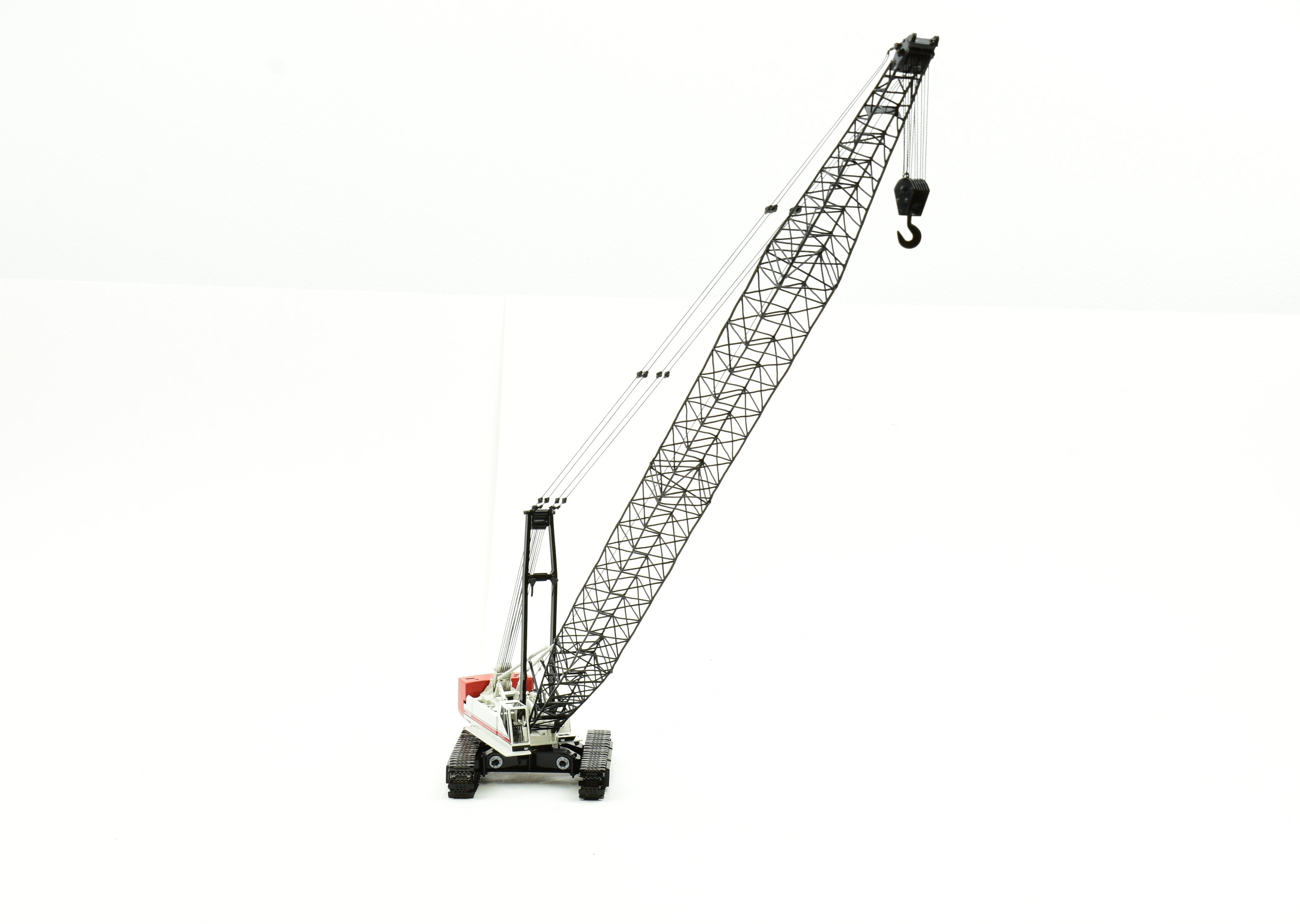 High - Quality HO Brass Construction Model - CON CCM No. 248H Caterpillar Link - Belt LS - 248 H II Lattice Boom Crawler Crane for Collectors