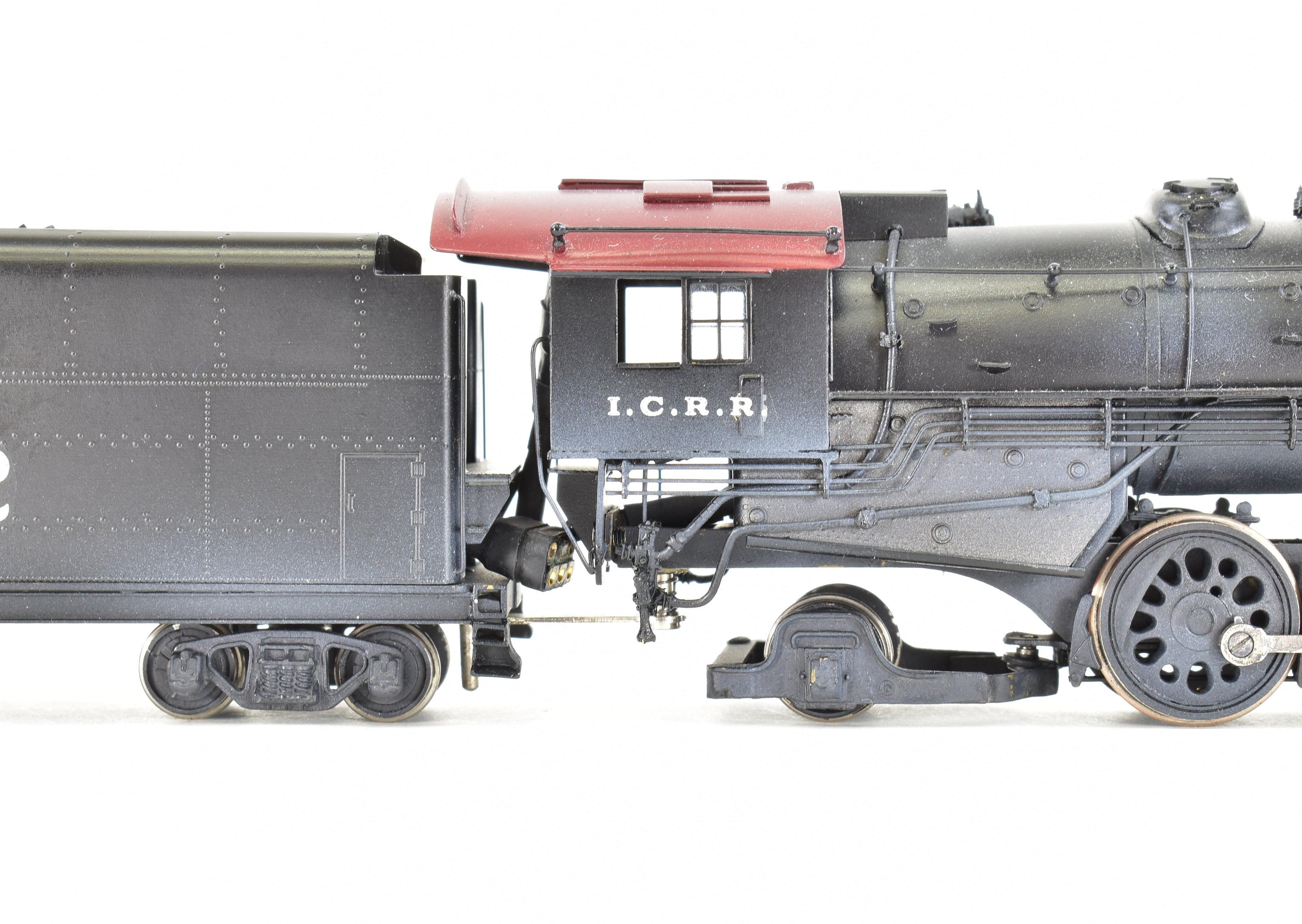 HO Brass Hallmark Illinois Central 4-8-2 with New NWSL Gearbox, DCC & Sound