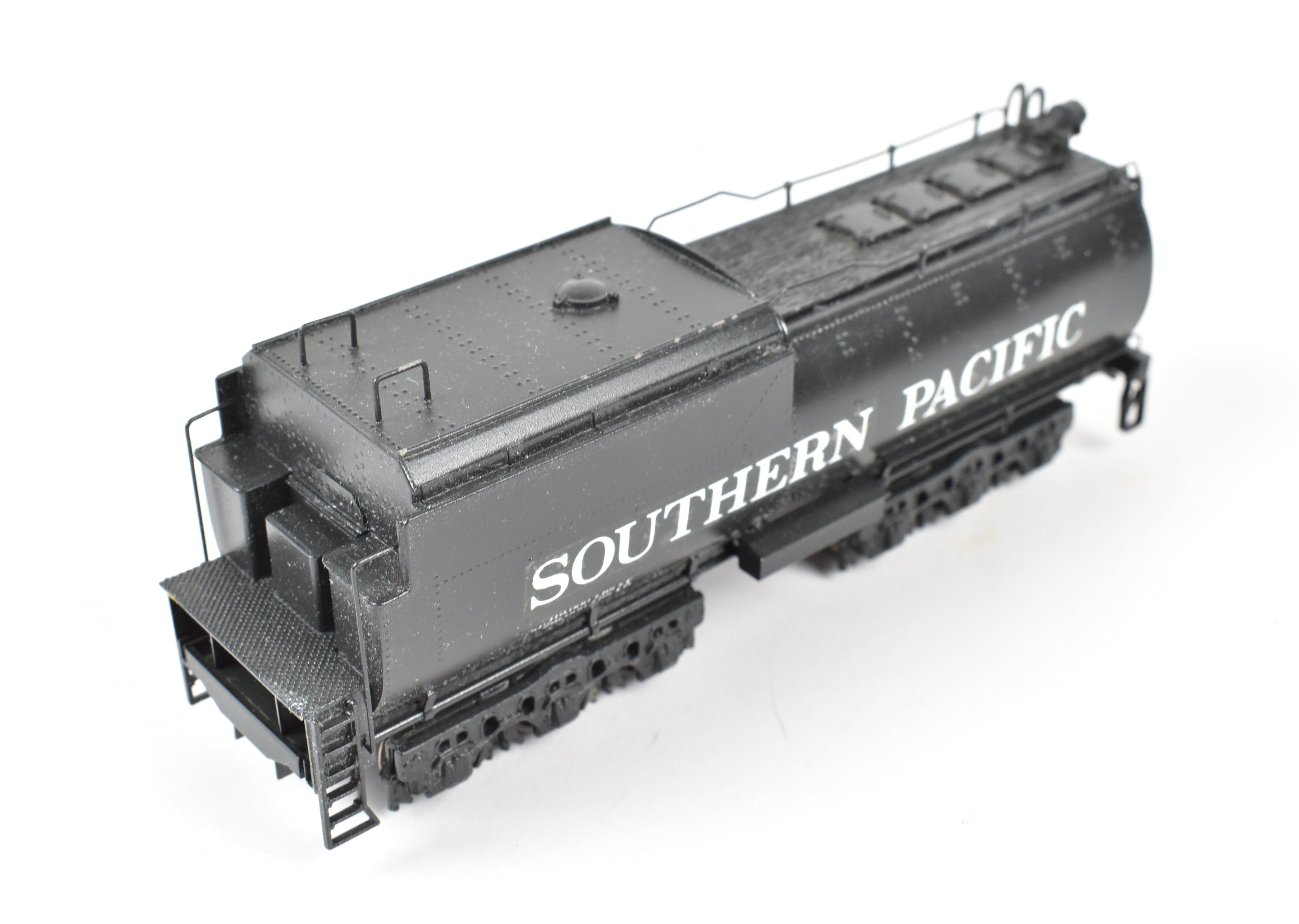 HO Scale Custom - Painted Brass Balboa Southern Pacific 12,000 Gallon Vanderbilt Tender for Model Trains (TENDER ONLY)