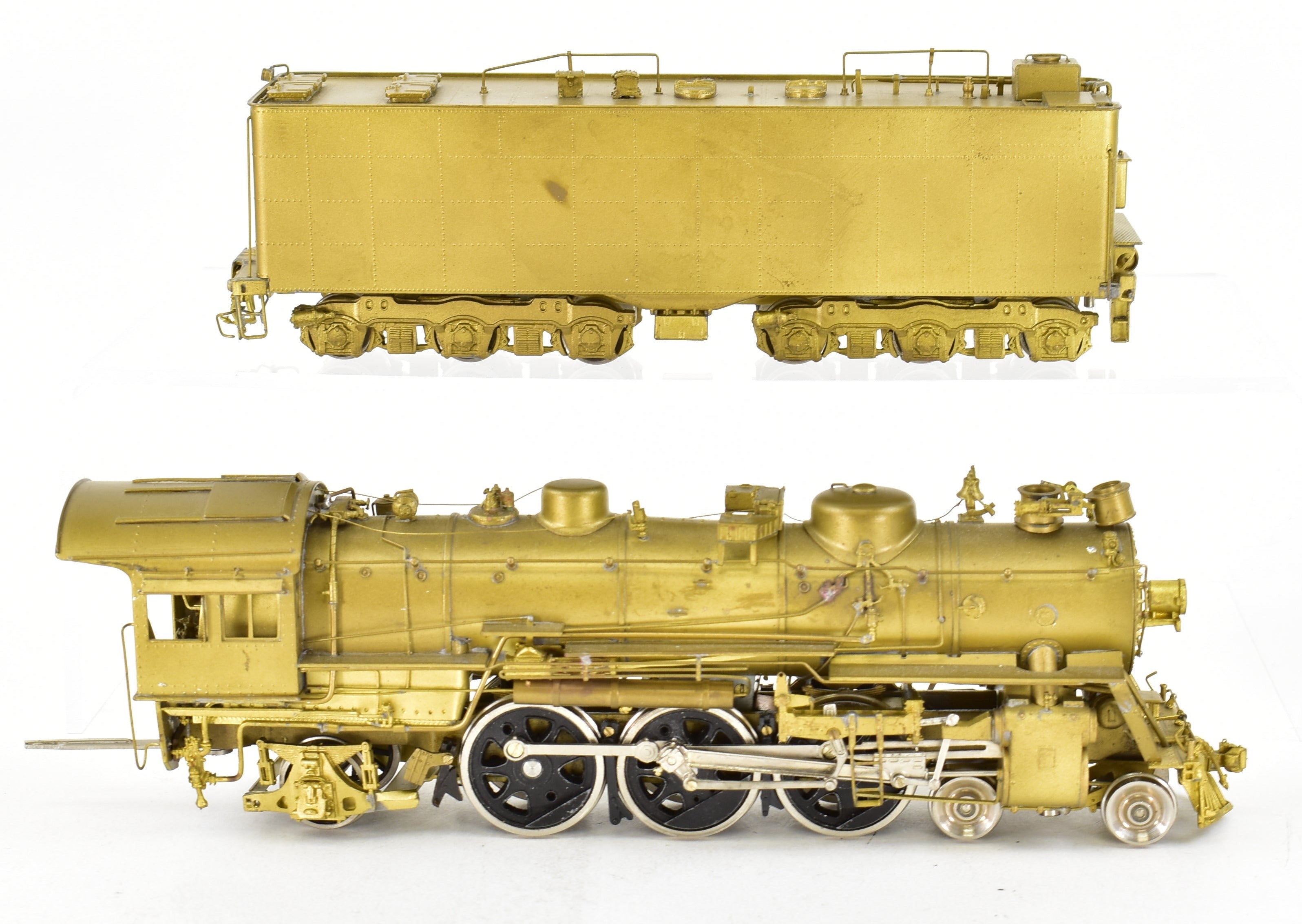 HO Scale Brass ATSF - Santa Fe 3400 4-6-2 Pacific Locomotive by Key Imports