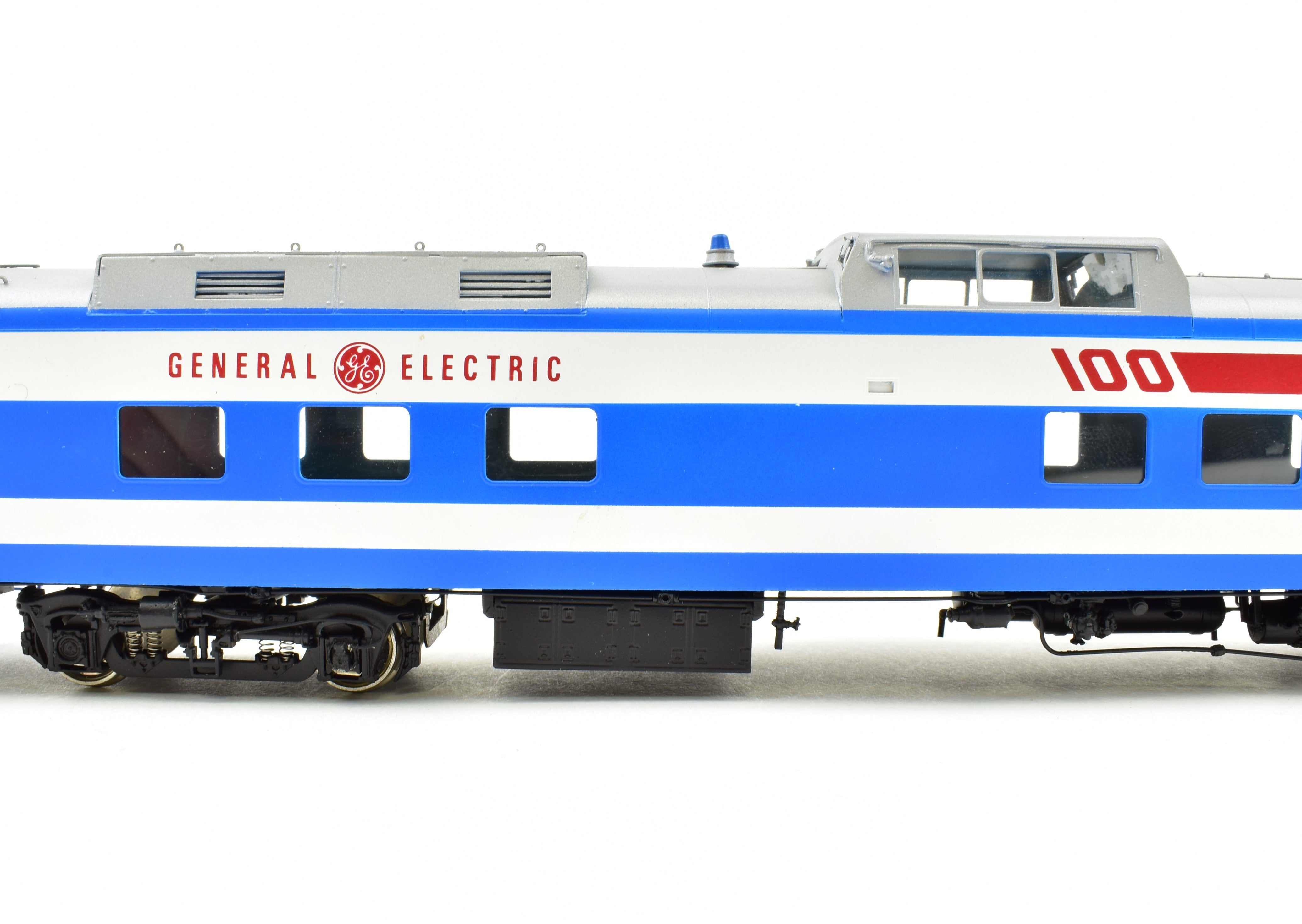 HO Brass OMI General Electric Test Car FP No. 100 by Overland Models