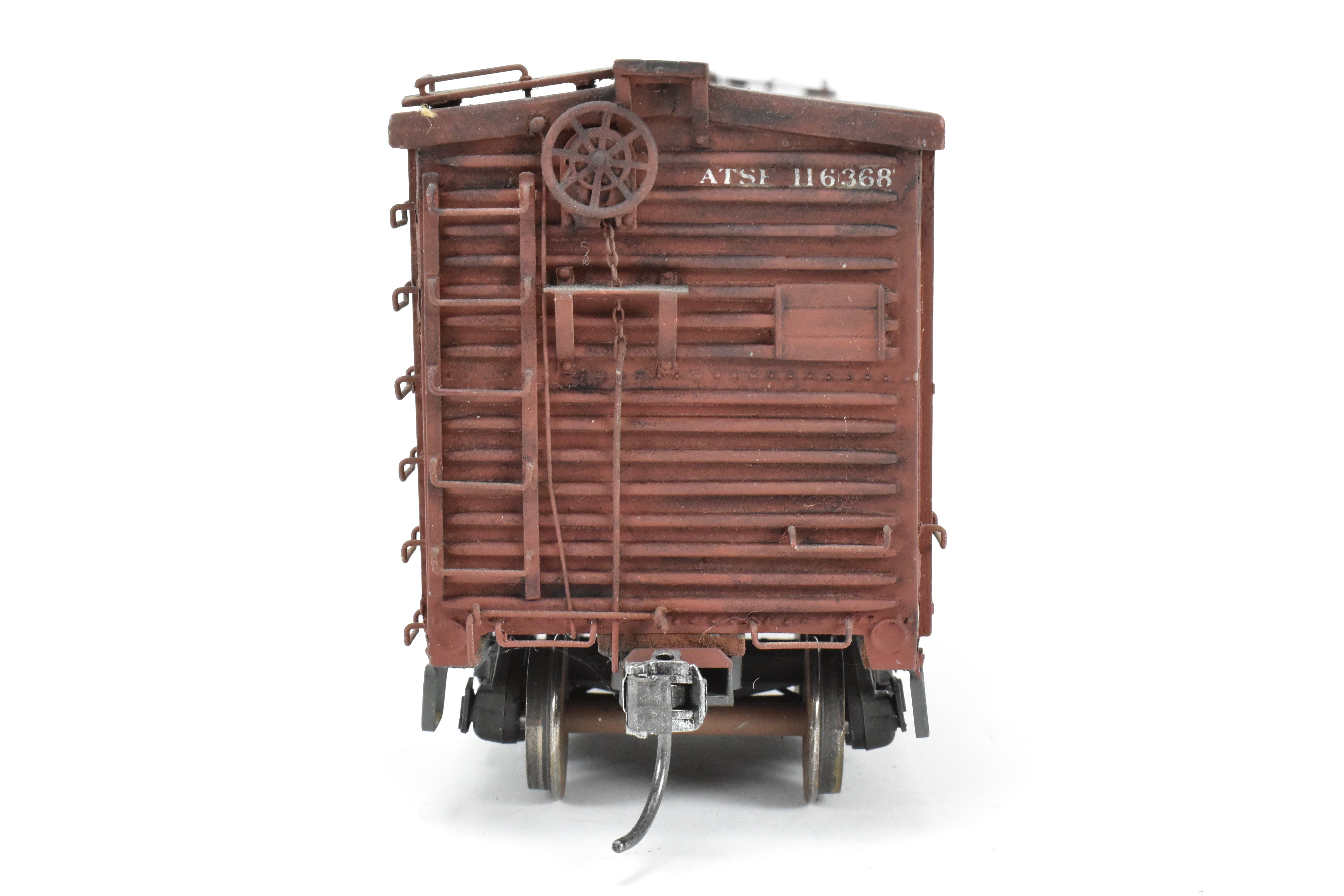 O Scale Chooch Resin ATSF - Santa Fe 40' Wood Boxcar Pro-built #116368