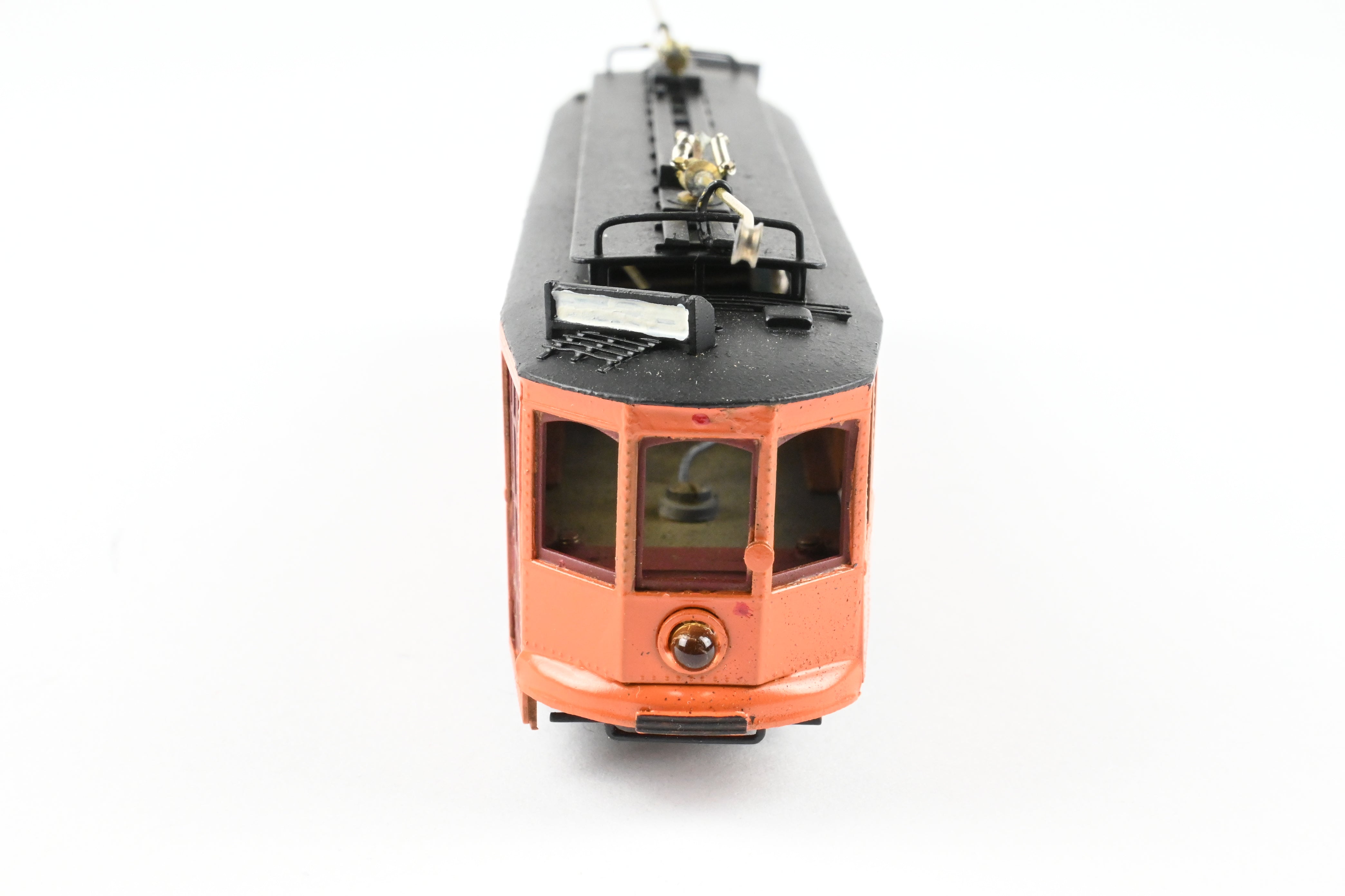 HO Scale Brass Fairfield Models Pittsburgh Railway Co. Double End Jones Trolley CP Unlettered - A Collectible Model Train