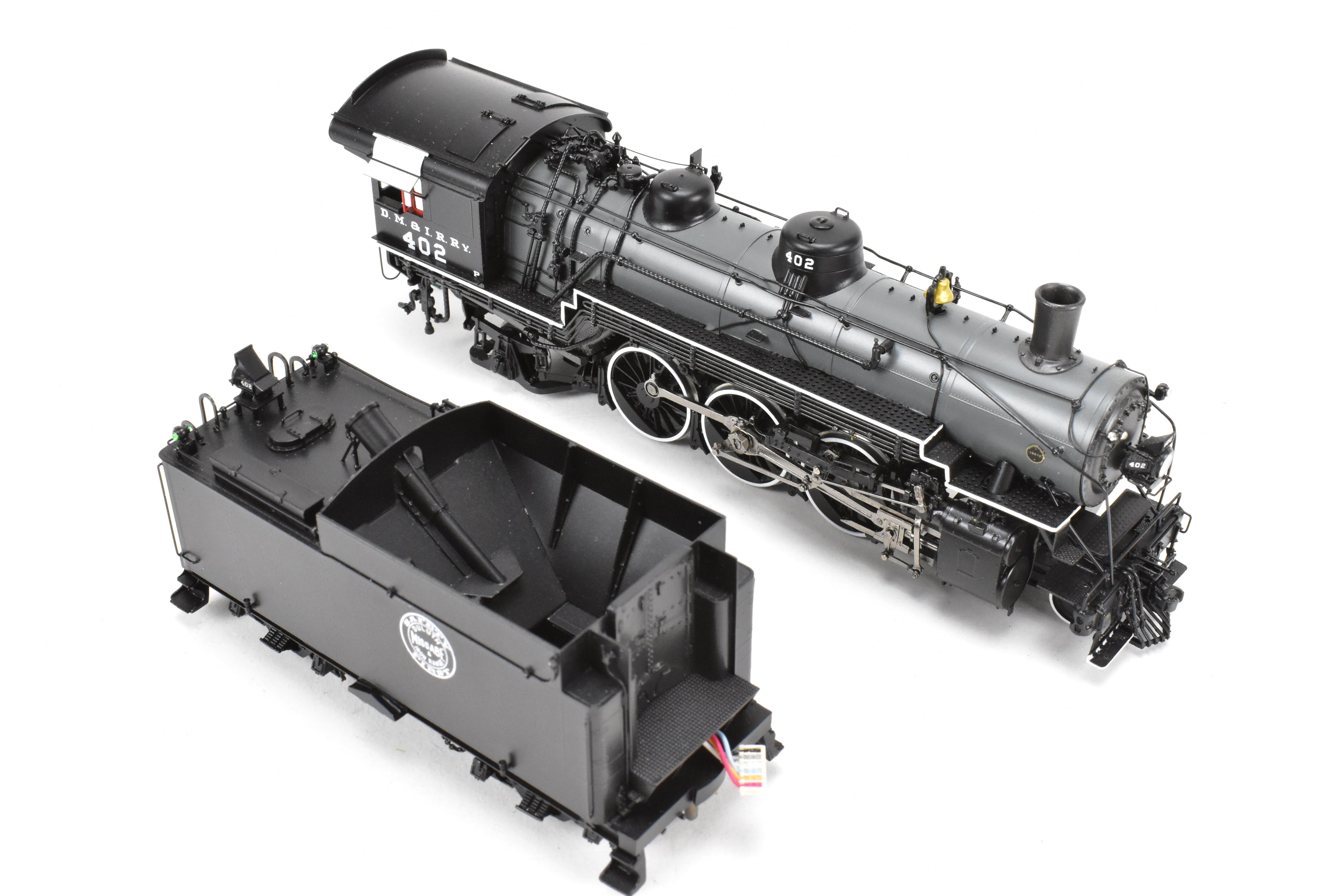 HO Brass DVP - DM&IR Class P 4-6-2 #402 Grey Boiler with TCS DDC and Sound