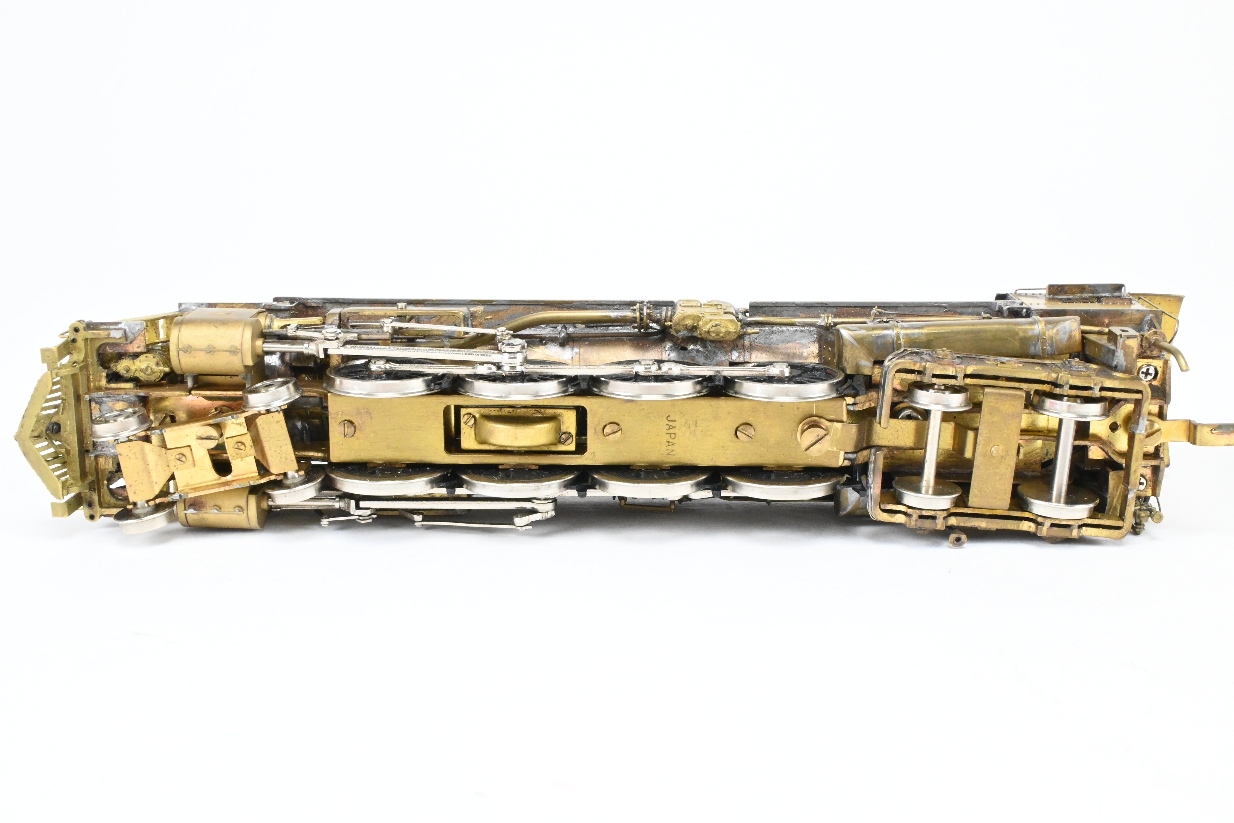 HO Scale Custom-Made Brass Model Train - Missouri Pacific 2100 Series 4-8-4 Locomotive, Specifically Built as No. 2104, a One-of-a-Kind Creation by Joe G. Collias