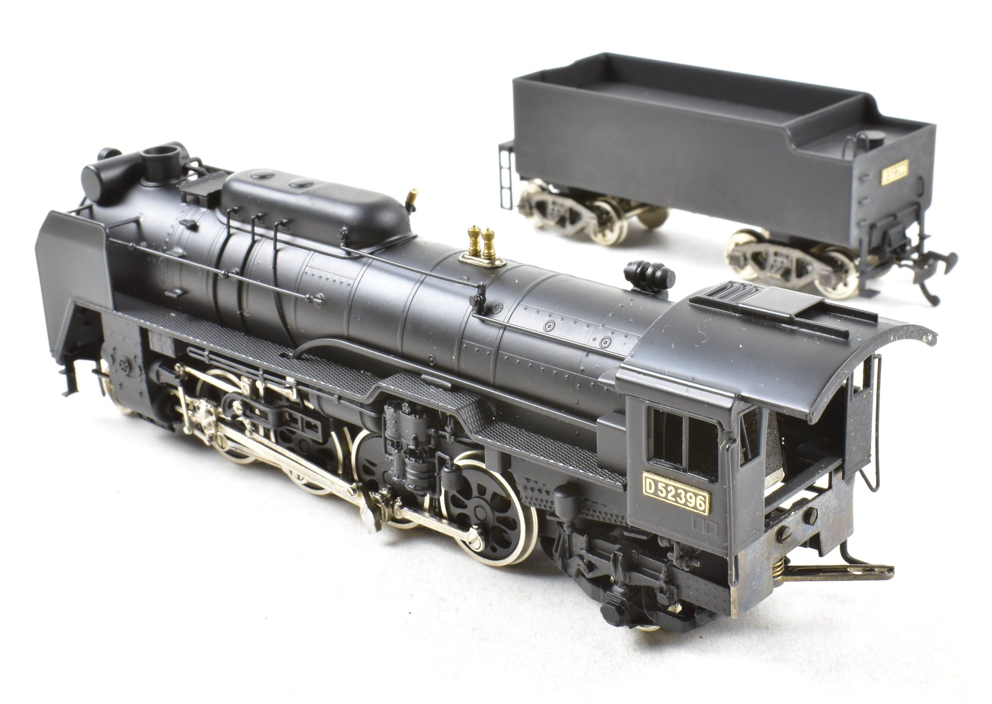 J Scale Model Train - Brass KTM - Katsumi JNR - Japanese National Railways D52 2-8-2 FP 1/80 Scale for HO Gauge Track